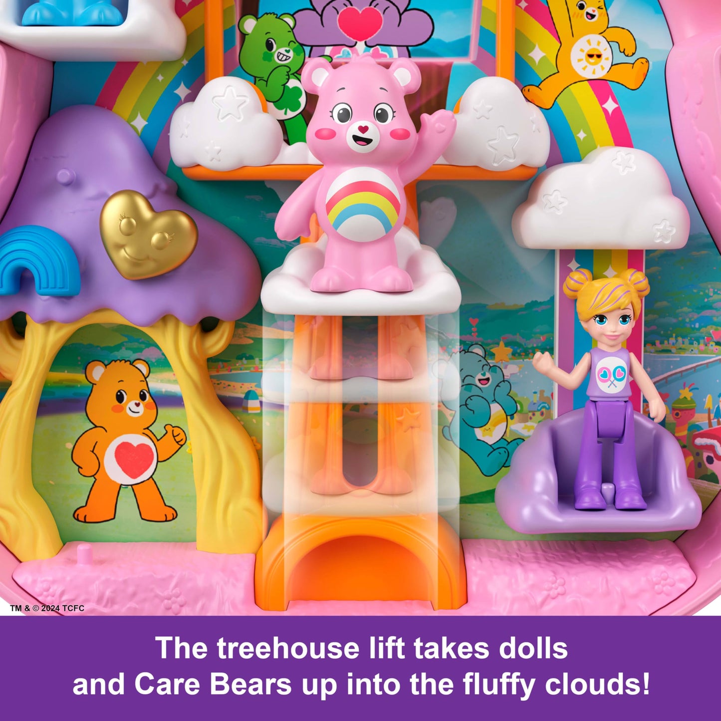 Set de Juego Compacto Polly Pocket Ositos Cariñositos para Niñas