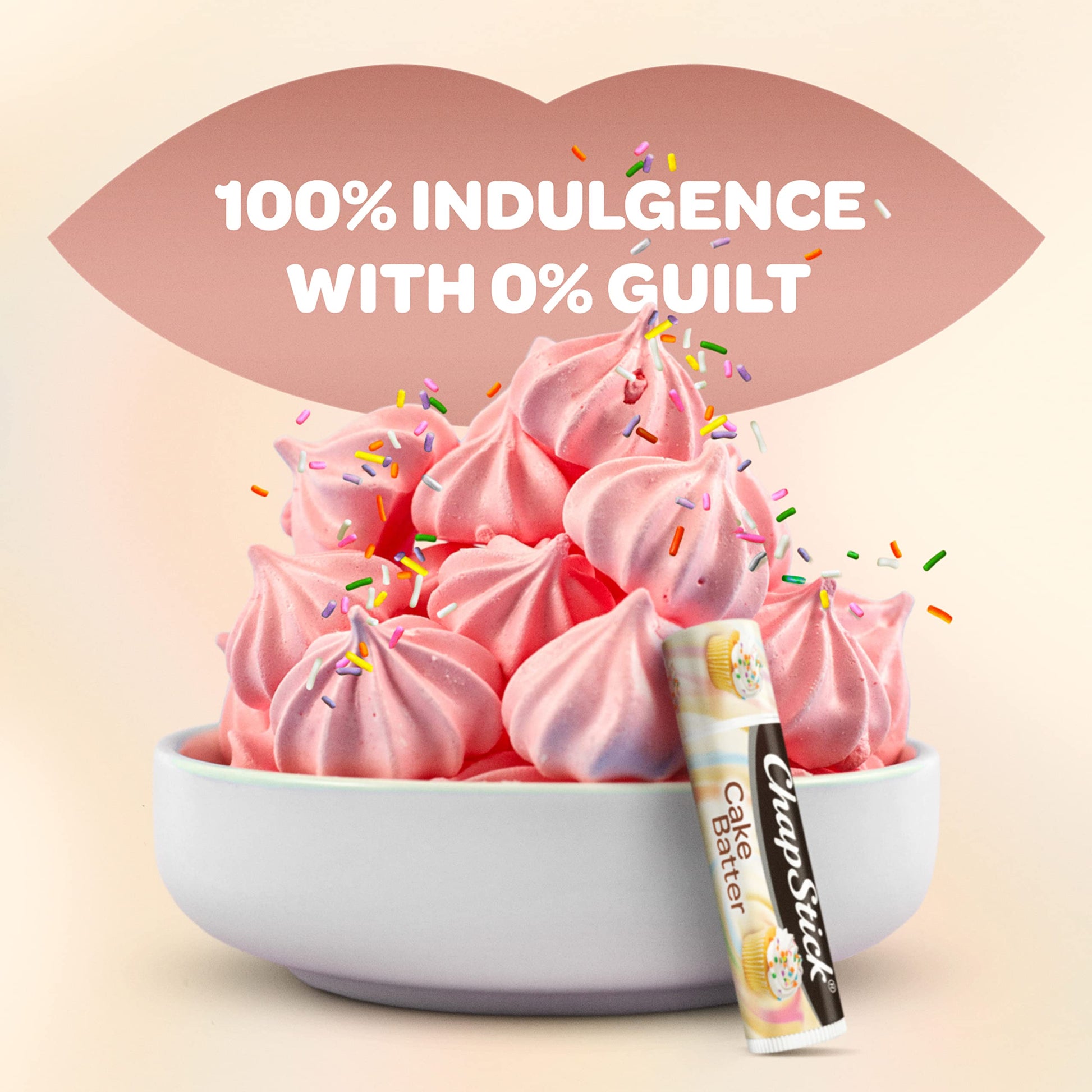 ChapStick Classic (3 Sticks) Cake Batter Flavor Skin Protectant Flavored Lip Balm Tube, Limited Edition, 0.15 Ounce Each
