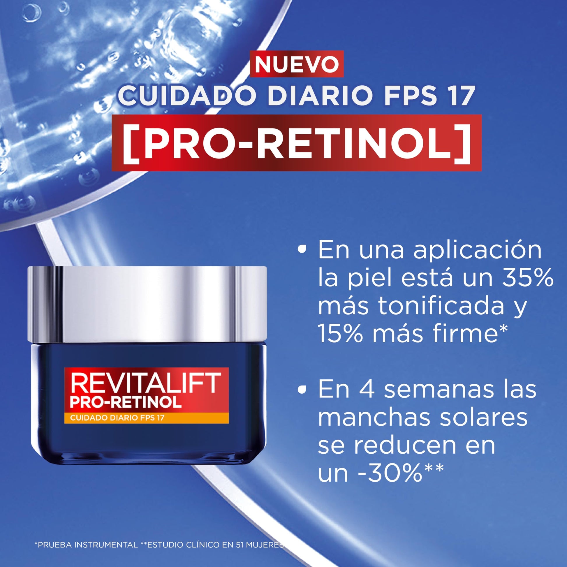 L'Oréal Paris Revitalift Pro-Retinol Crema Cuidado de Día FPS17, 50ml