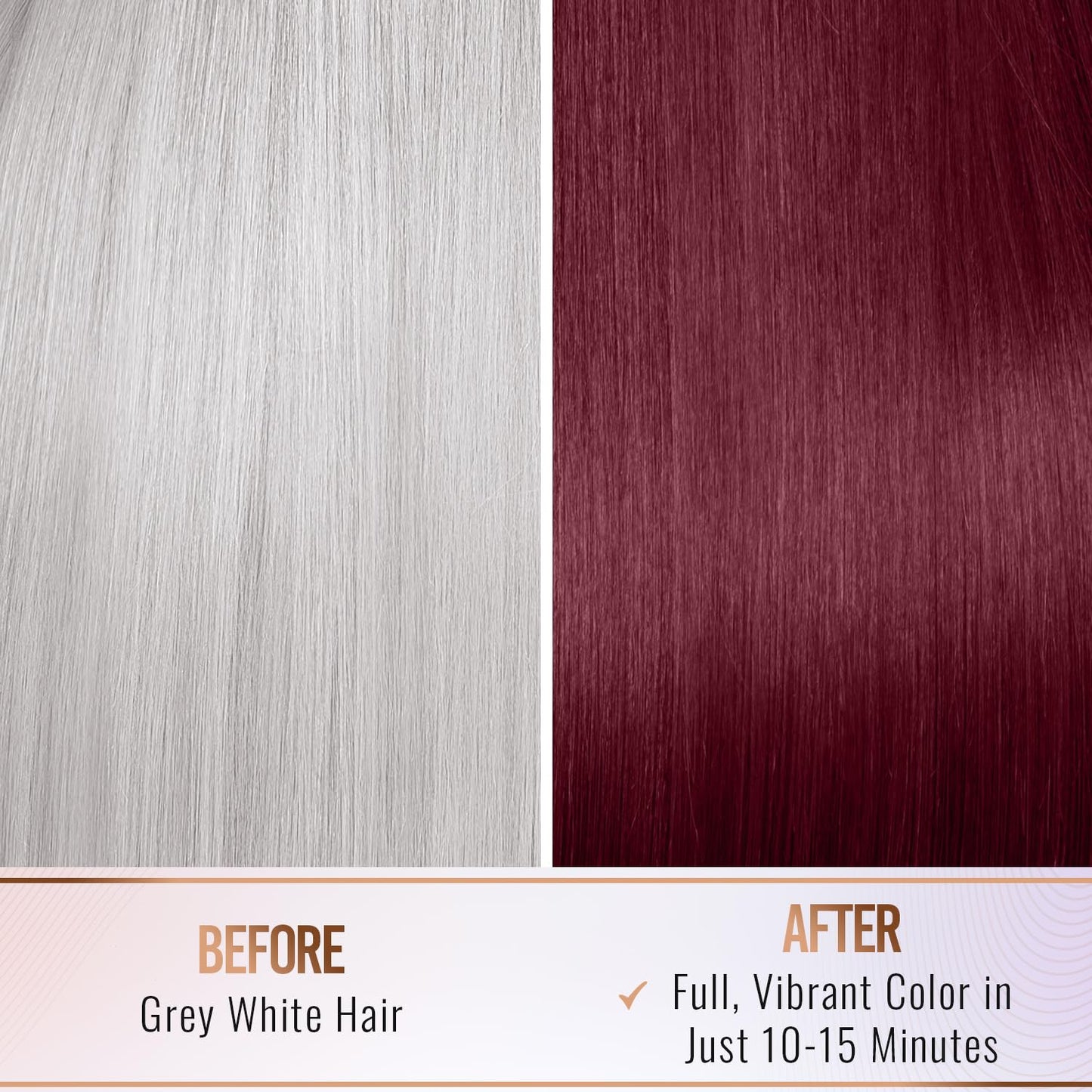 Herbishh Hair Color Shampoo for Gray Hair– Hair Dye Shampoo with Argan Hair Mask–Tamaño de viaje-Tiñe el cabello en minutos–Color de larga duración–10pack+1pack (Wine Red)