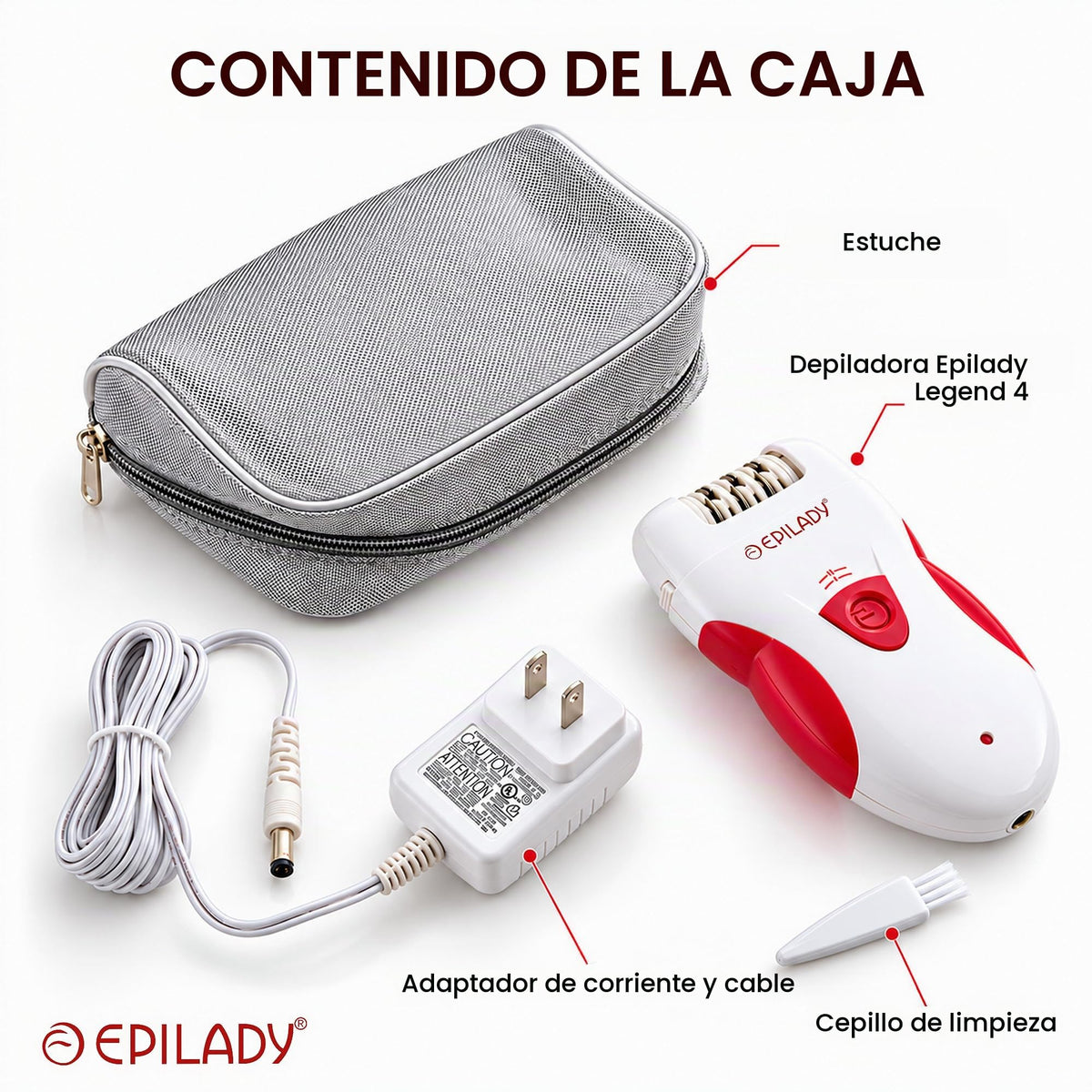 Epilady EP-810-33A Legend 4 Full-Size Rechargeable Epilator