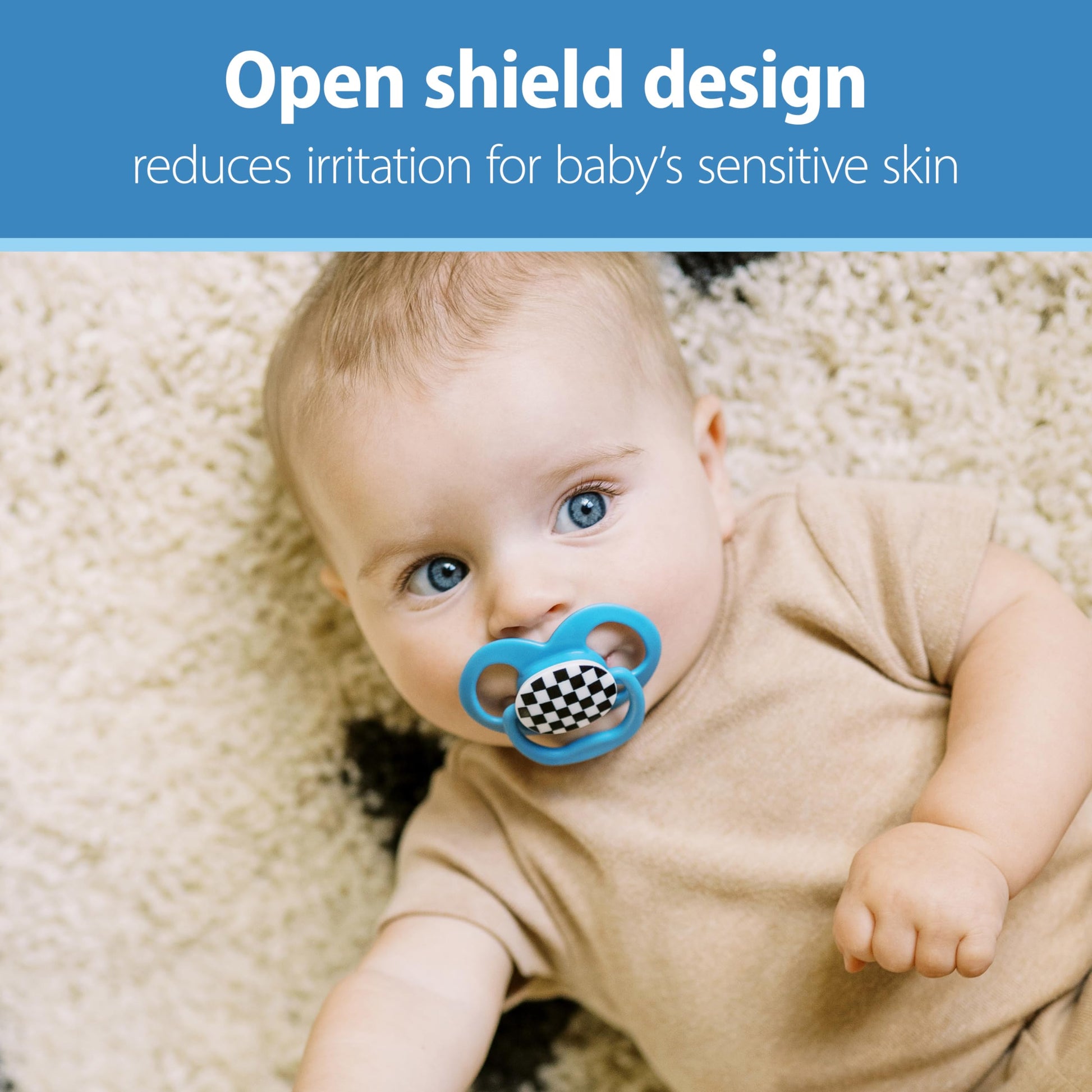 Chupete Dr. Brown's Advantage Bebé Simétrico Silicona Suave Sin BPA 6-18 m Ardilla Paquete de 2