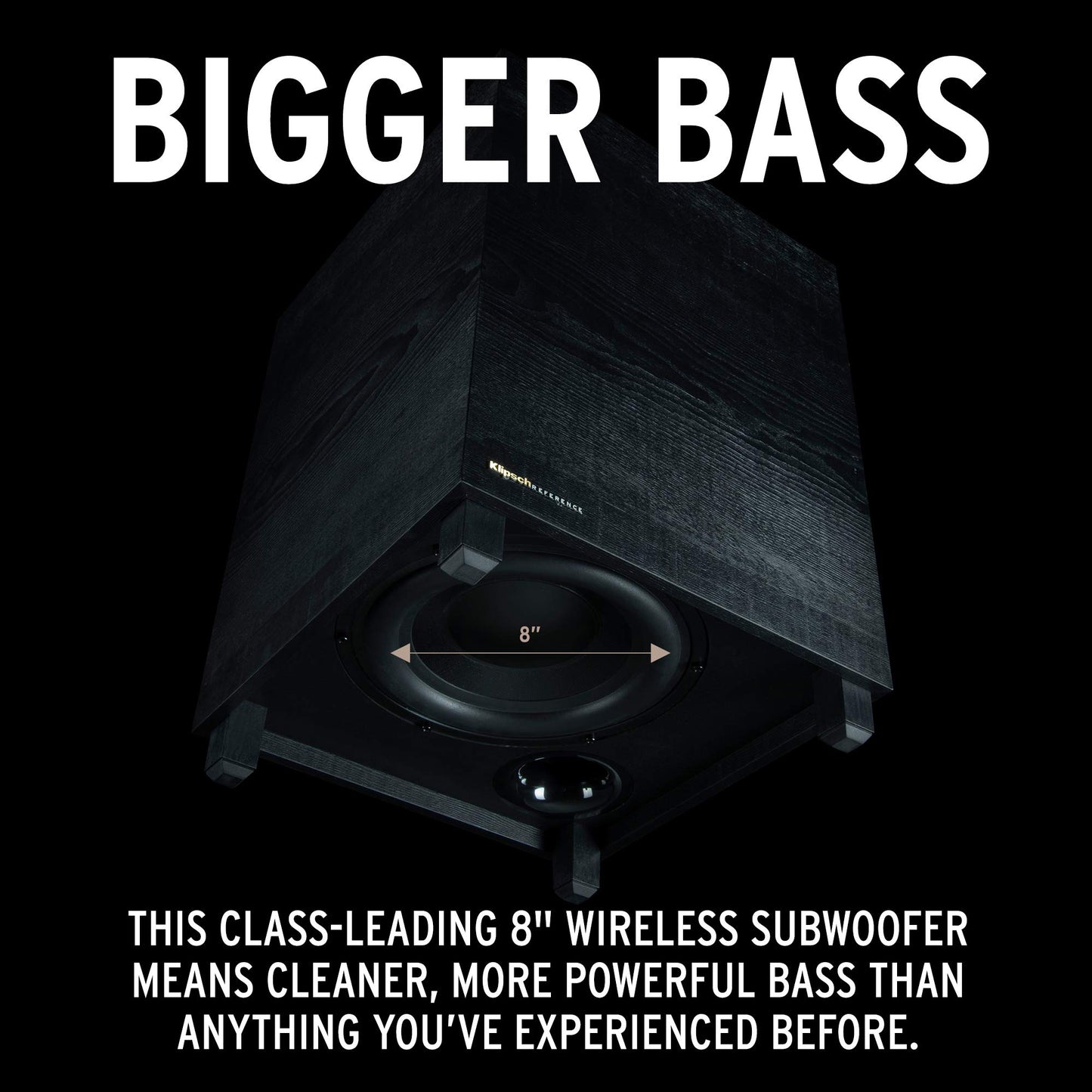 Klipsch Cinema 400 Barra de Sonido + subwoofer inalámbrico de 8 Pulgadas con HDMIARC, Negro