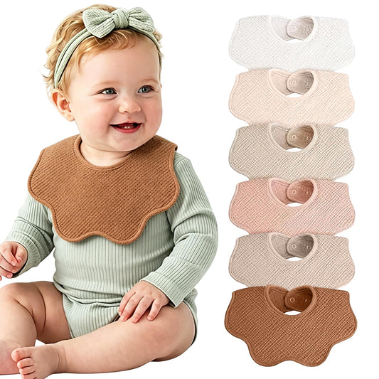 Baberos Algodón Azul Muy Absorbente para Niño