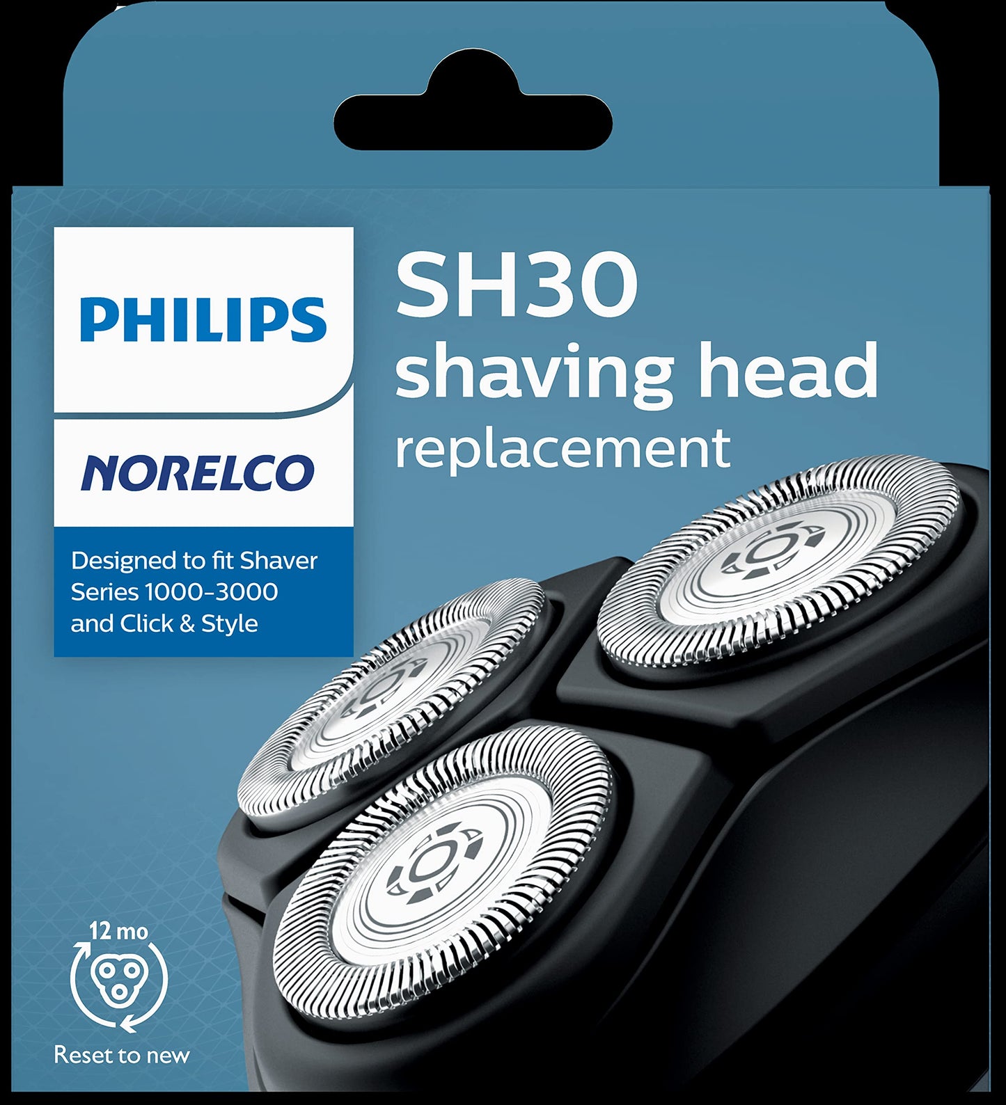 Cabezal de Reemplazo Philips Norelco Serie 3000 2000 1000 y S738 Click & Style