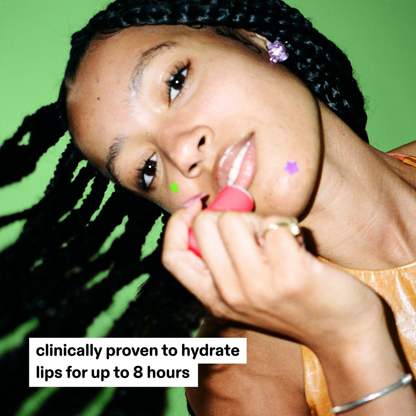 Starface Star Balm Watermelon Squeeze, hidratante labial hidratante con manteca de karité, manteca de cacao y aceite de coco, sabor a sandía jugoso, (0.15 onzas)