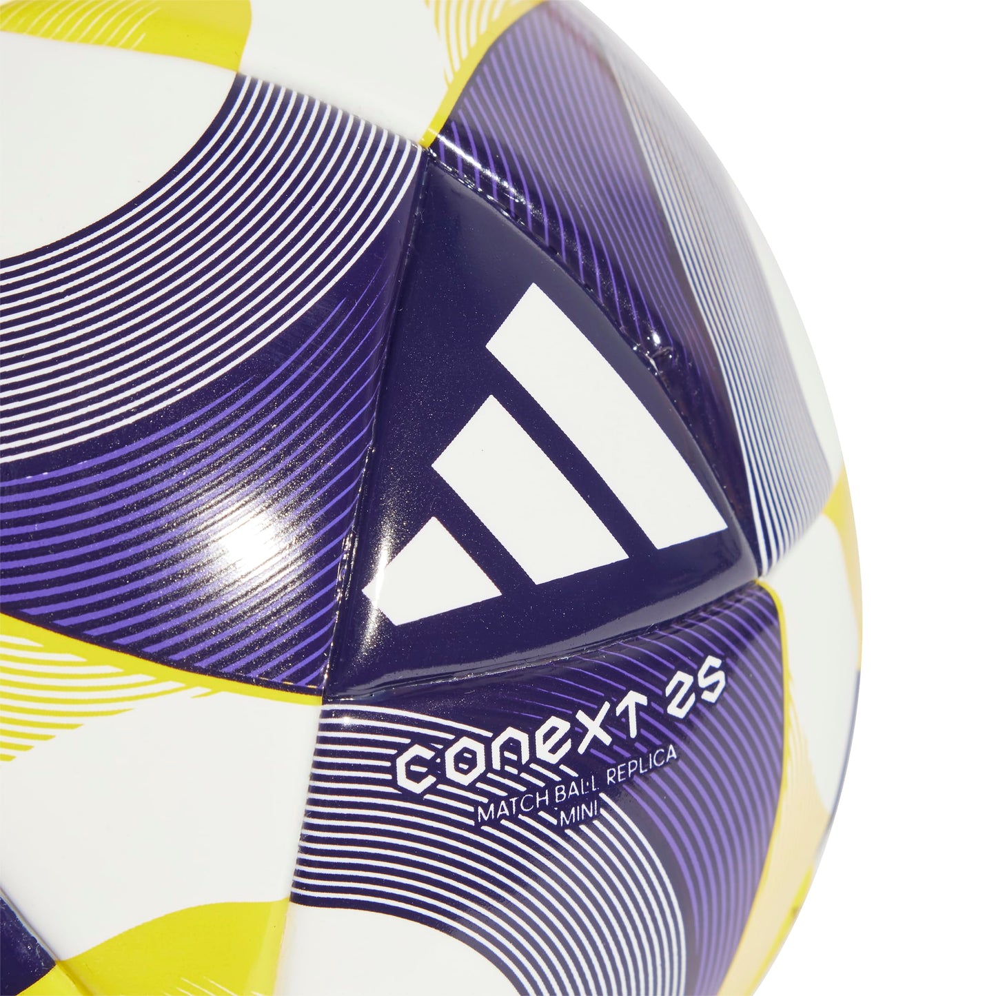 Pelota de Fútbol Mini adidas Blanco Amarillo Pantone Unisex para Adultos