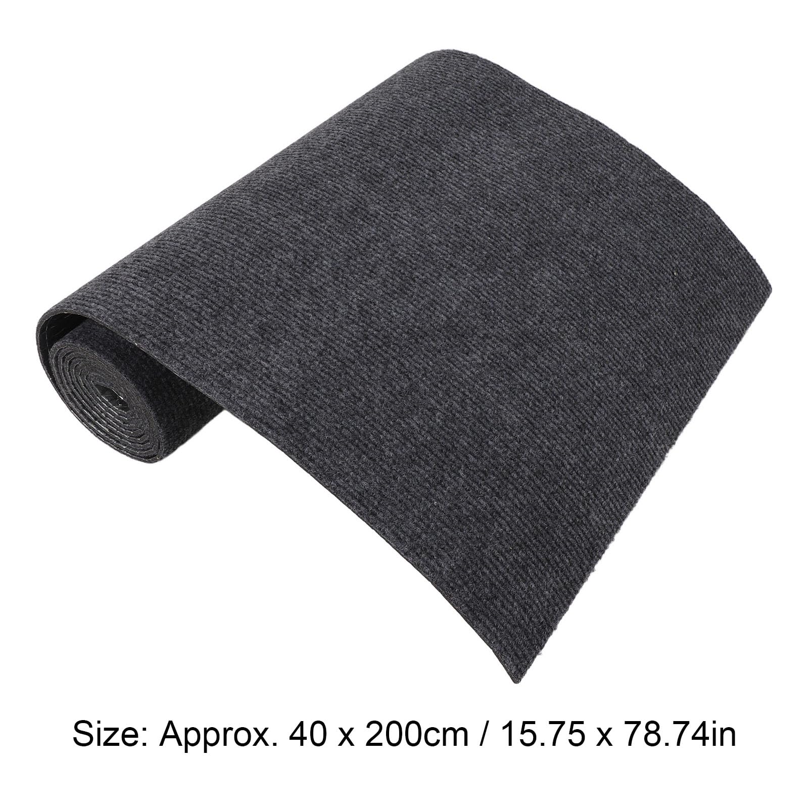 Jiawu Alfombrilla para Rascar Gatos, 15,7 X 78,8 Pulgadas, Rascador para Gatos Trepador, Alfombra Autoadhesiva Recortable, Protector para Rascar Gatos para sofá, Esquina de Pared (Gris