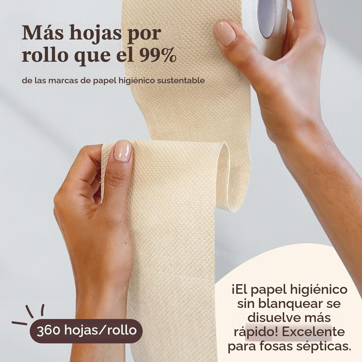 Papel Higiénico Betterway Bambú Ecológico 3 Capas Orgánico FSC Larga Duración