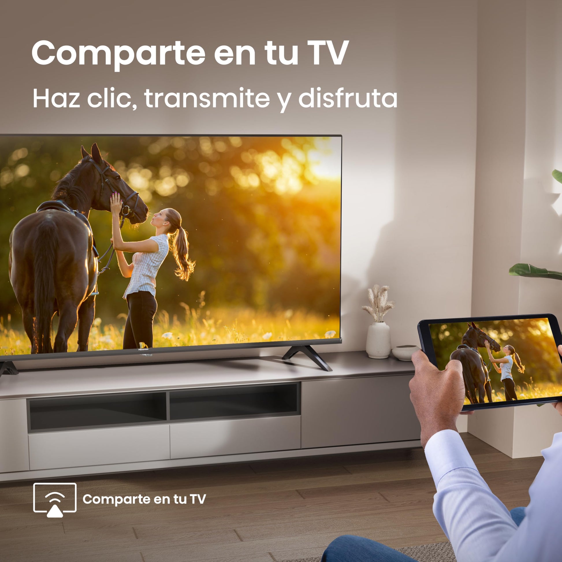 Hisense Television A4N (Modelo 2025) Pantalla 40 Pulgadas, Smart Vidaa TV FHD,Modo de Juego,Dolby Audio,Comparte en tu TV,Noise Reduction