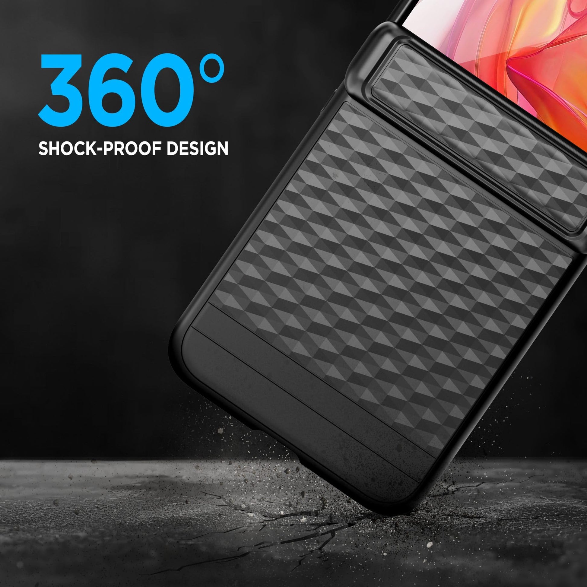 Funda con bisagra 2 en 1 para Motorola Razr Plus 2024 con protección de visualización y clip de funda, bolsa de nailon balístico para teléfono (se adapta a Moto Razr 50 Ultra)