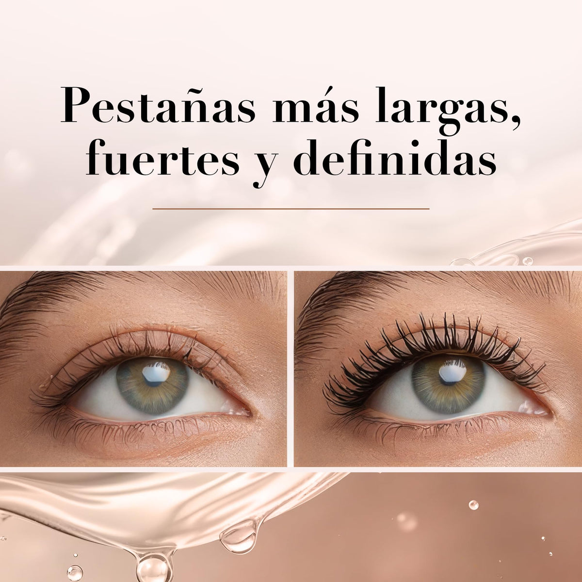 Beako Co. Máscara de Pestañas Waterproof - Pack 2 Máscaras - Volumen, Alargamiento y Definición - Vitamina E - Rímel Larga Duración Negro Intenso - Efecto Pestañas Postizas