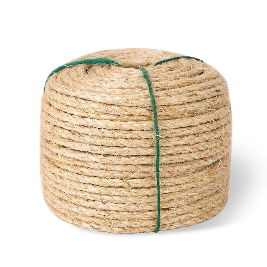 Cuerda de Sisal Yangbaga Natural 1/4 Pulgadas para Gatos 164 Pies