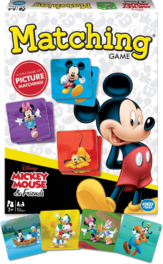 Juego de Tarjetas de Memoria Wonder Forge Mickey Mouse Divertido y Educativo de Disney para Niños y Niñas
