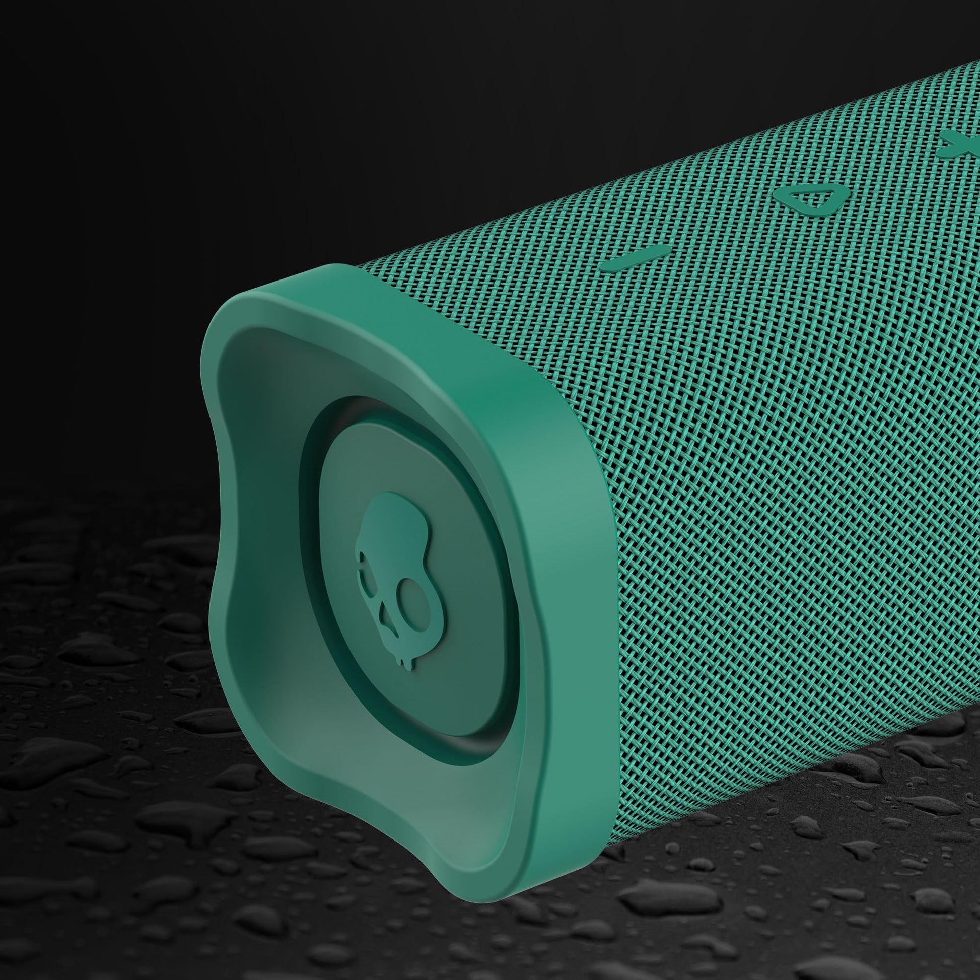 Skullcandy Terrain - Altavoz inalámbrico Bluetooth IPX7 Impermeable con radiadores pasivos duales Personalizados, batería de 14 Horas, muñequera de Nailon y estéreo inalámbrico Verdadero