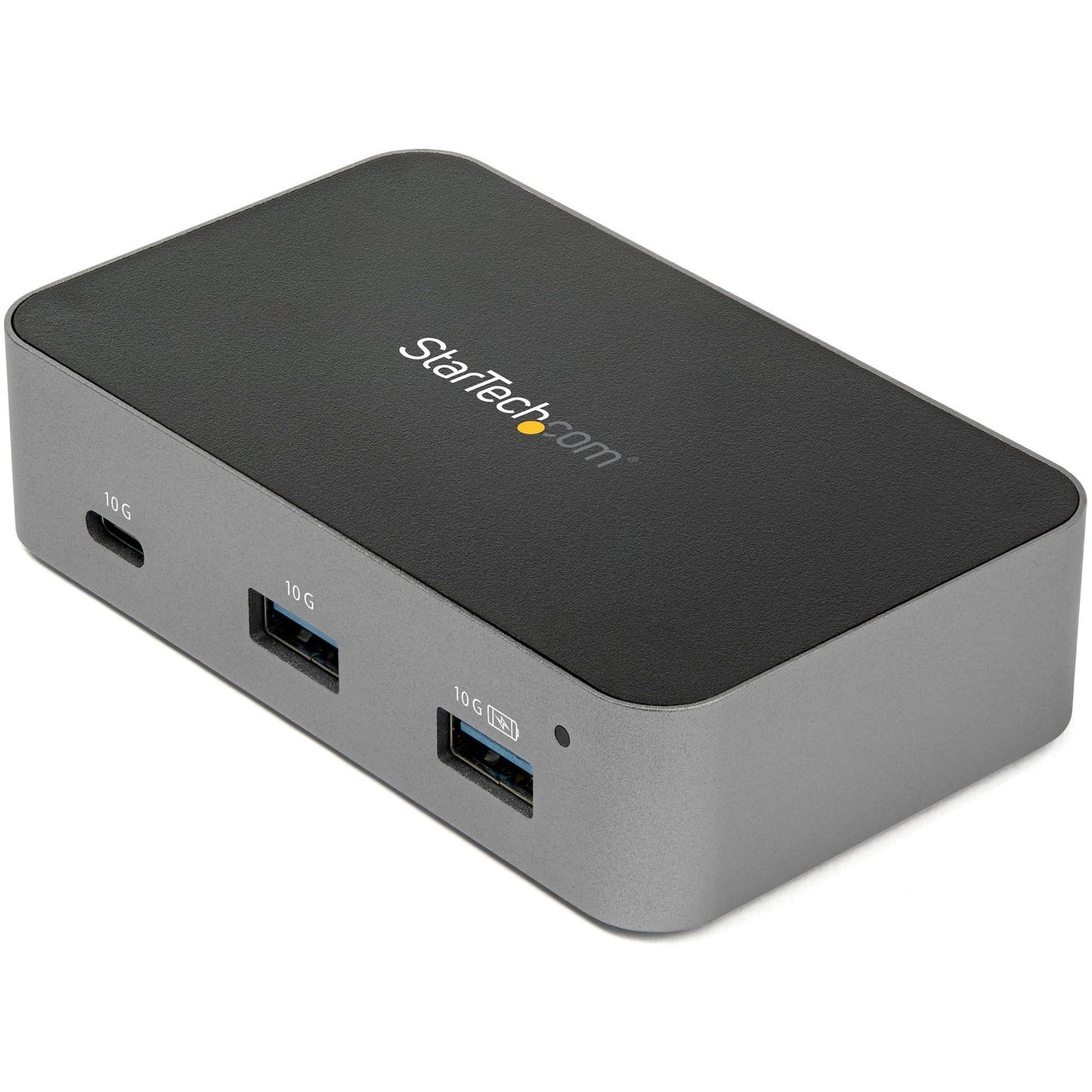 Hub USB C 3 Puertos StarTech.com Negro con Adaptador Ethernet y Carga Rápida