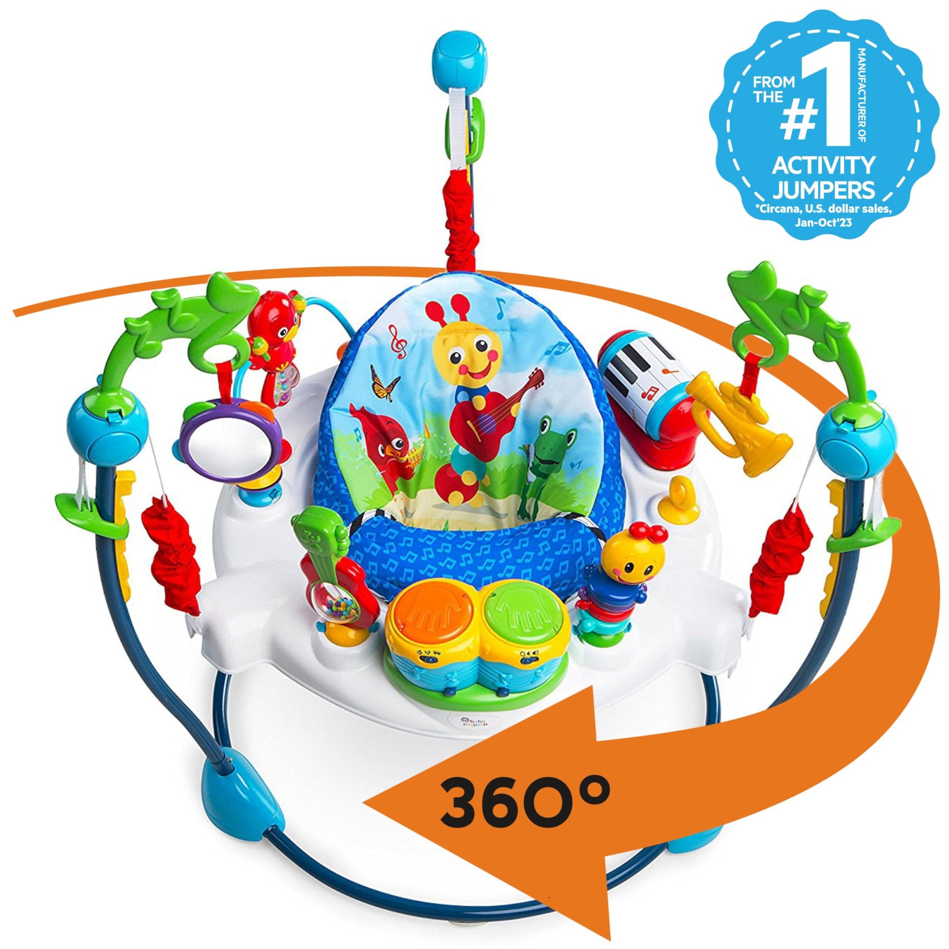 Baby Einstein Neighborhood Symphony Activity Jumper, color Multi, paquete de 1