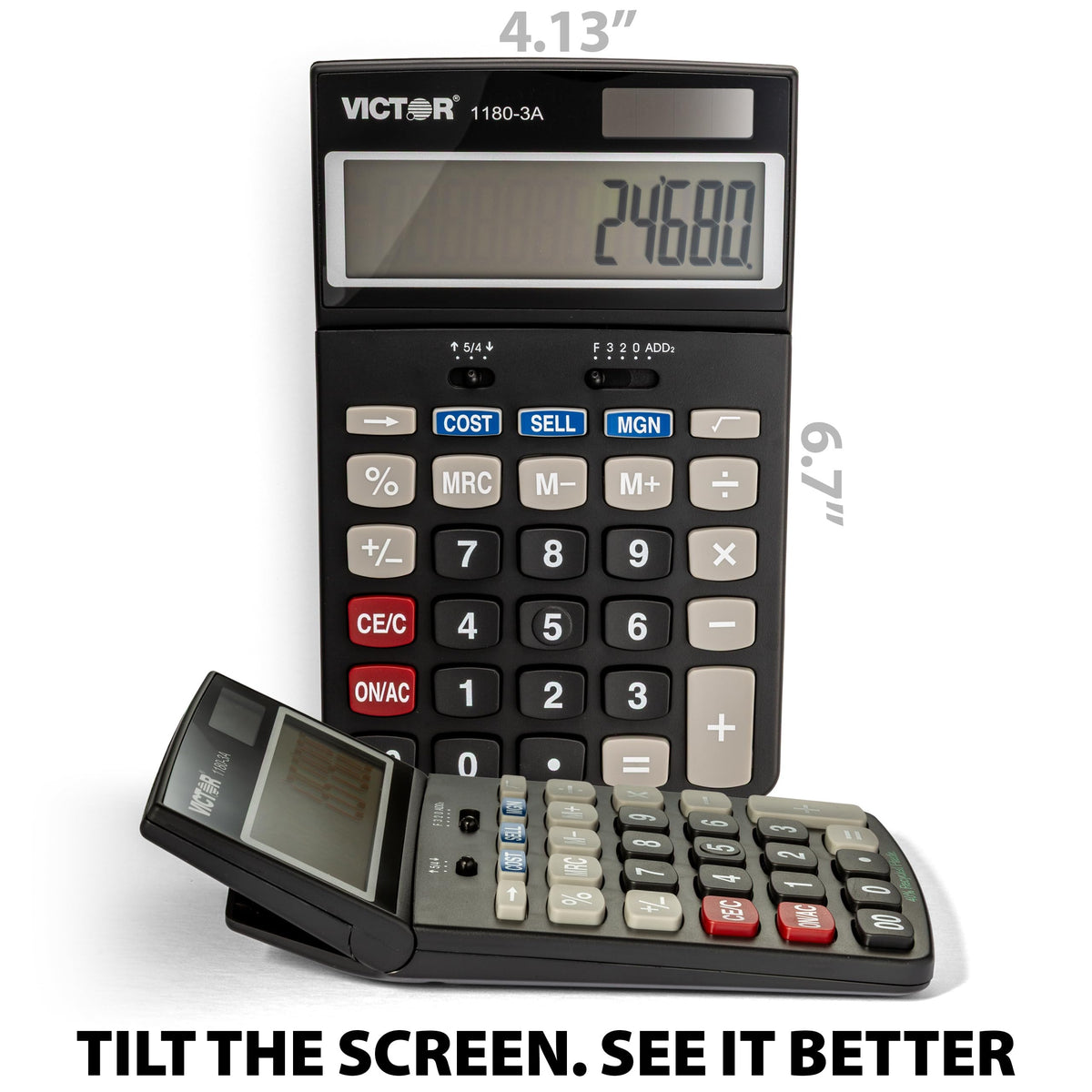 Calculadora Victor LCD 12 Dígitos Antimicrobiana