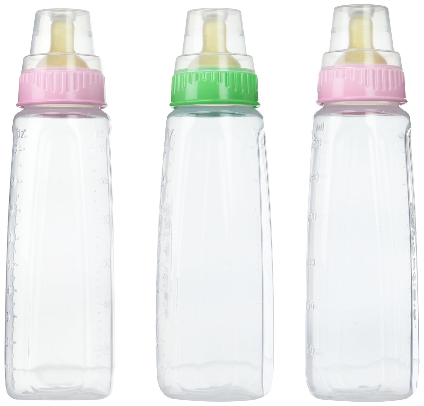 Gerber First Essential Clear View BPA Free Plastic Nurser With Latex Nipple, 9 Ounce, 3 Pack