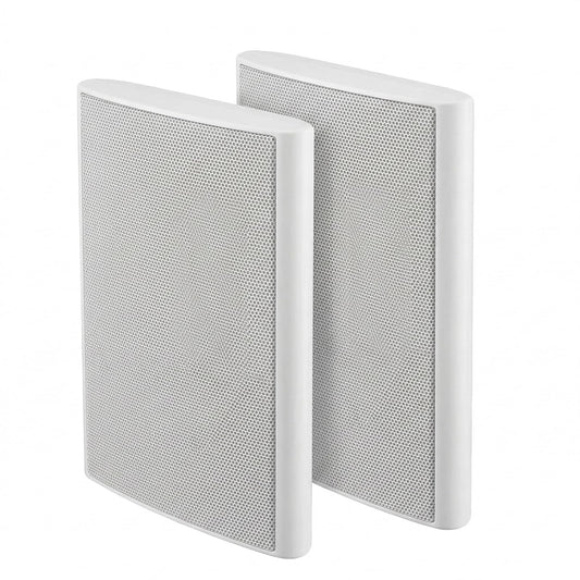 Altavoces Pasivos STUDIOFINIX Blancos Ultradelgados de Montaje en Pared 5.25 Pulgadas 240 W para Cine en Casa