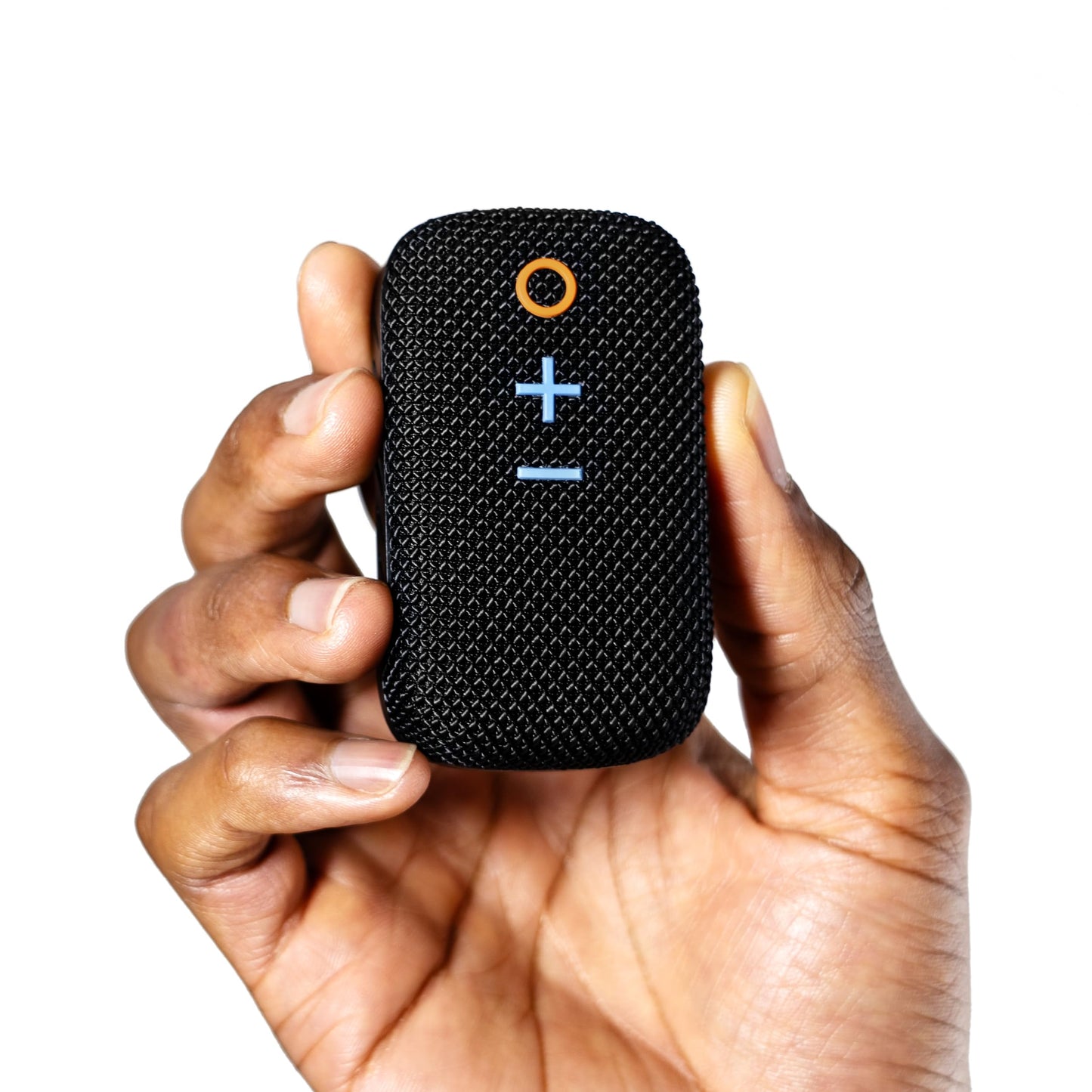 MEE Audio GoSPKR - Altavoz Bluetooth pequeño con Clip portátil con Resistencia al Agua IPX5, Altavoz Integrado con micrófono para Llamadas Manos Libres, diseño Compacto, Puede conectar estéreo de