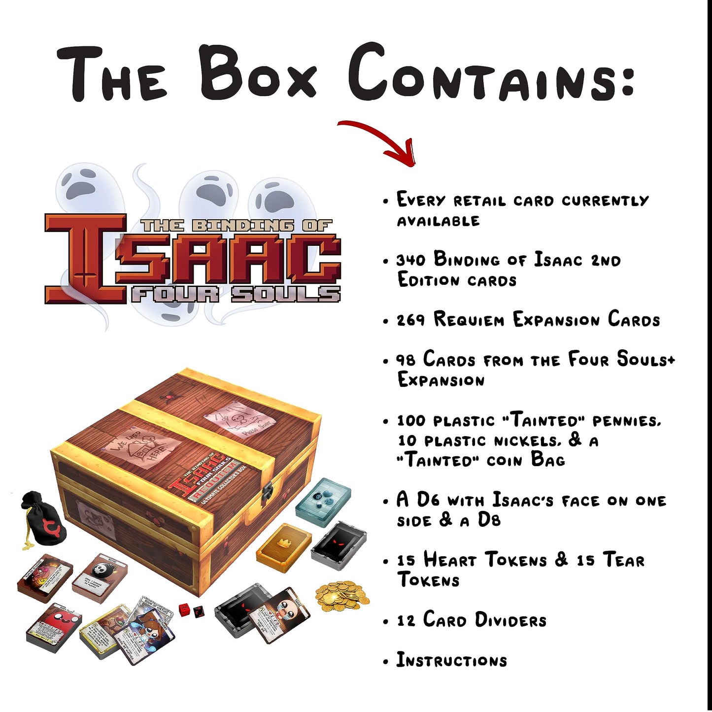 Juego de Cartas Studio71 The Binding of Isaac: Four Souls Ultimate Collection inglés para Adolescentes y Adultos
