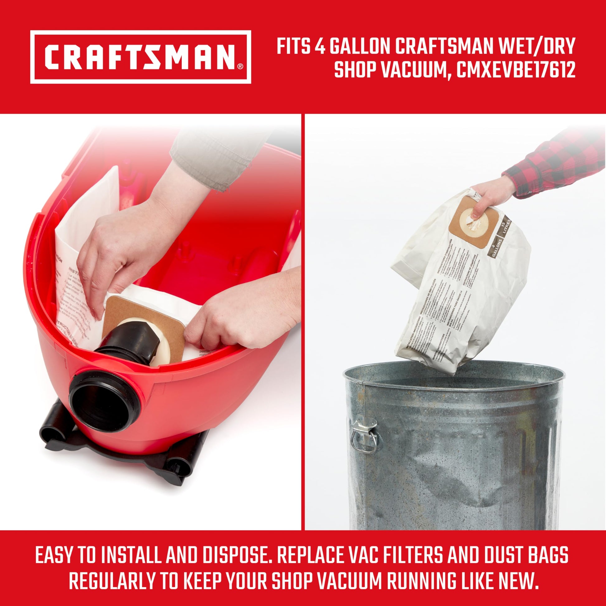 Bolsas De Polvo Compatibles Craftsman