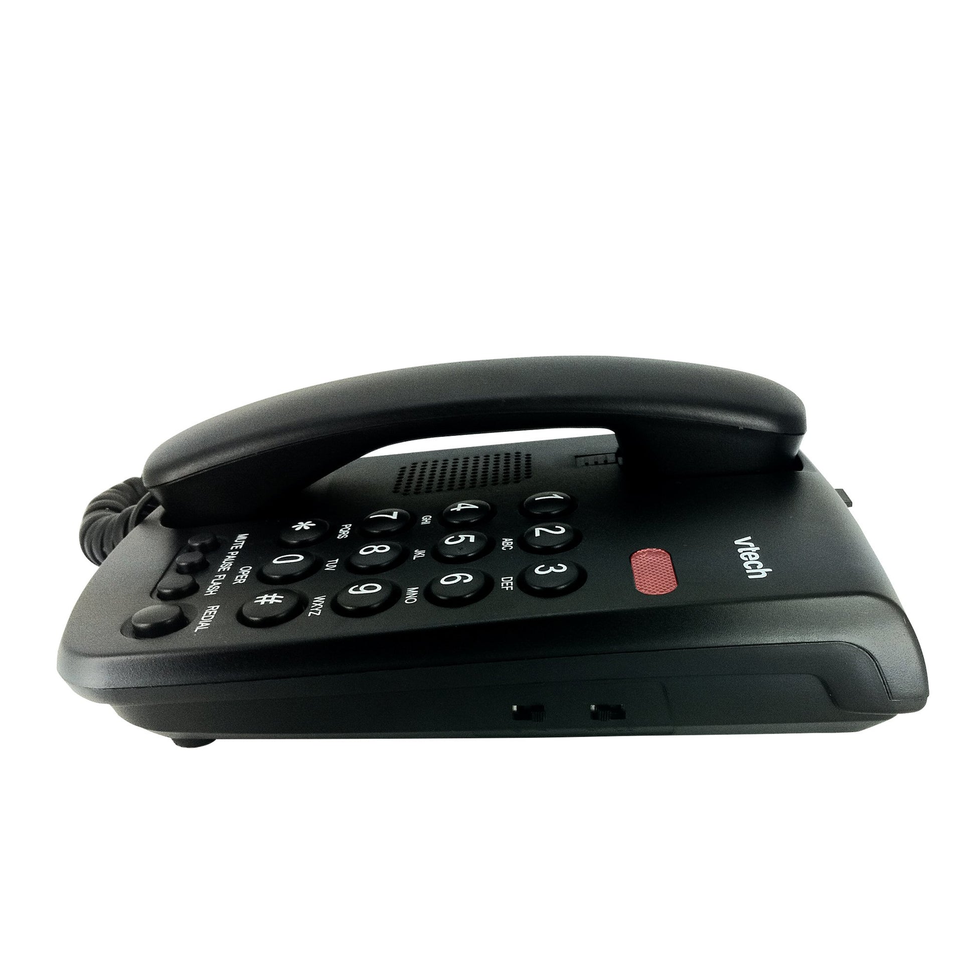 VTech VTC100 Teléfono Línea Fija, Color Negro