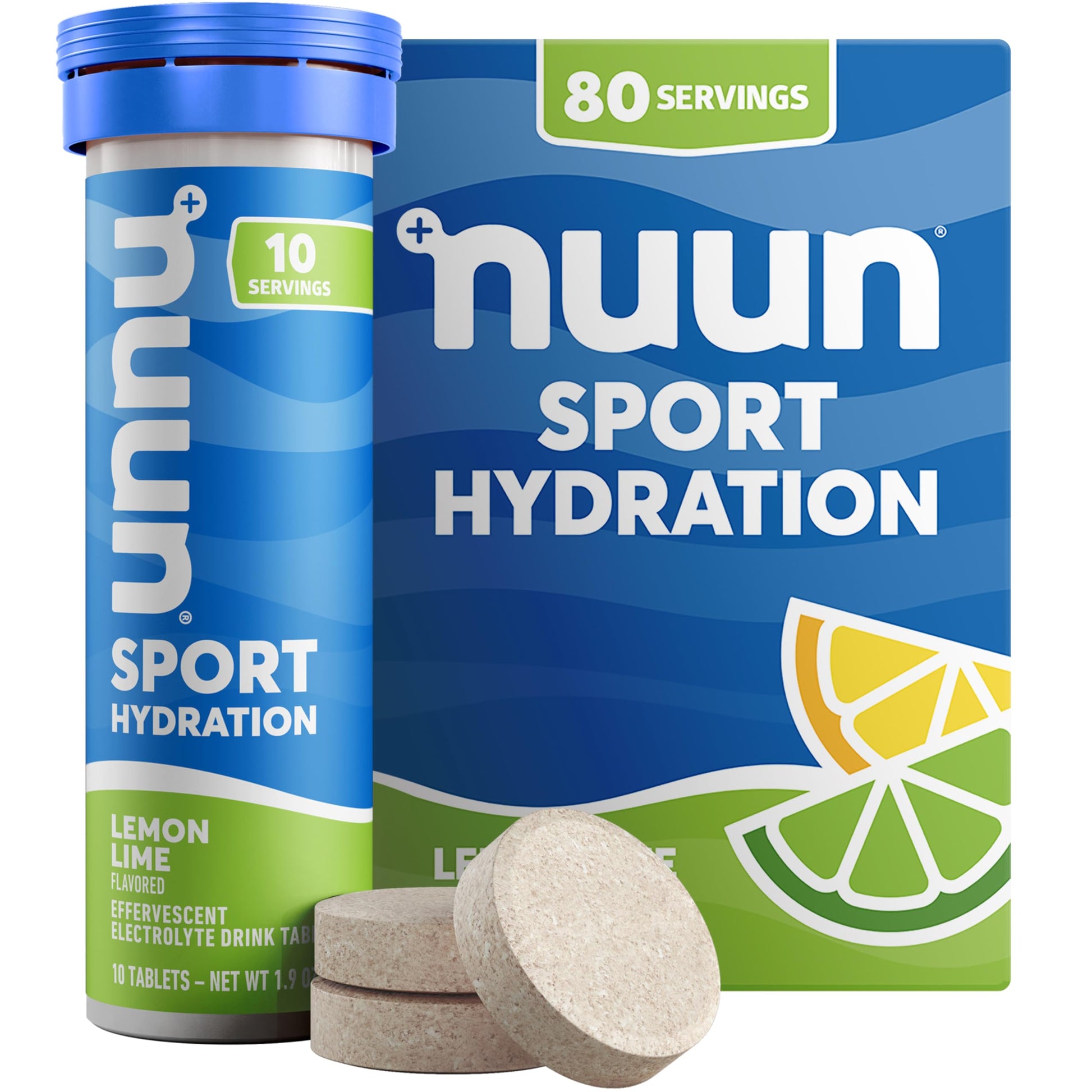 Hidratación Deportiva Nuun Limón-Lima 55 g 8 Tubos