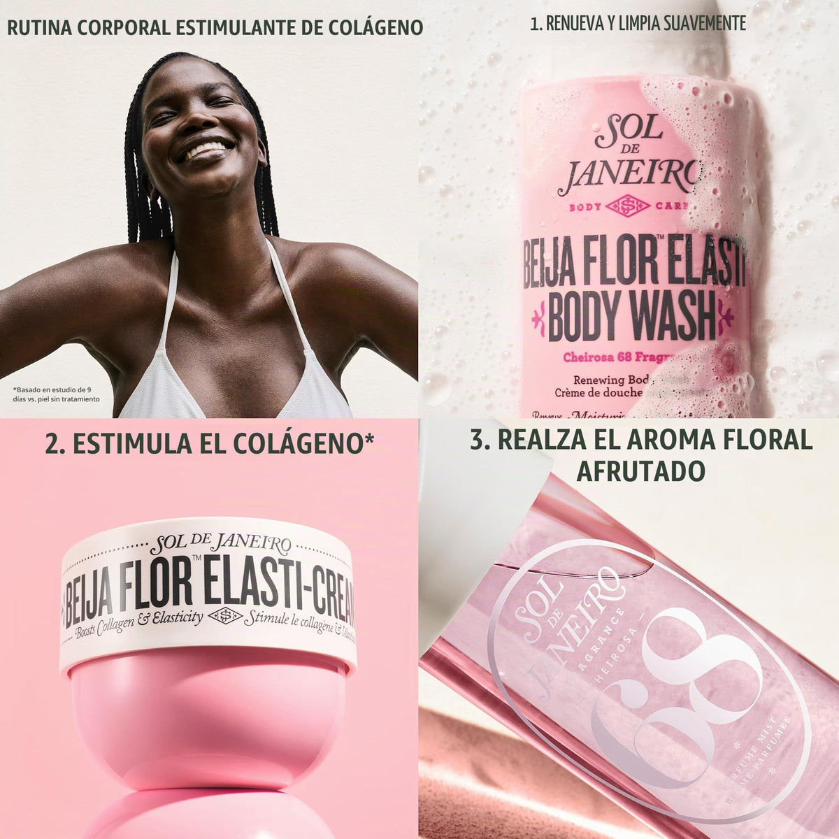 Beija Flor Elasti-Cream by Sol de Janeiro for Unisex - 2.5 oz Cream