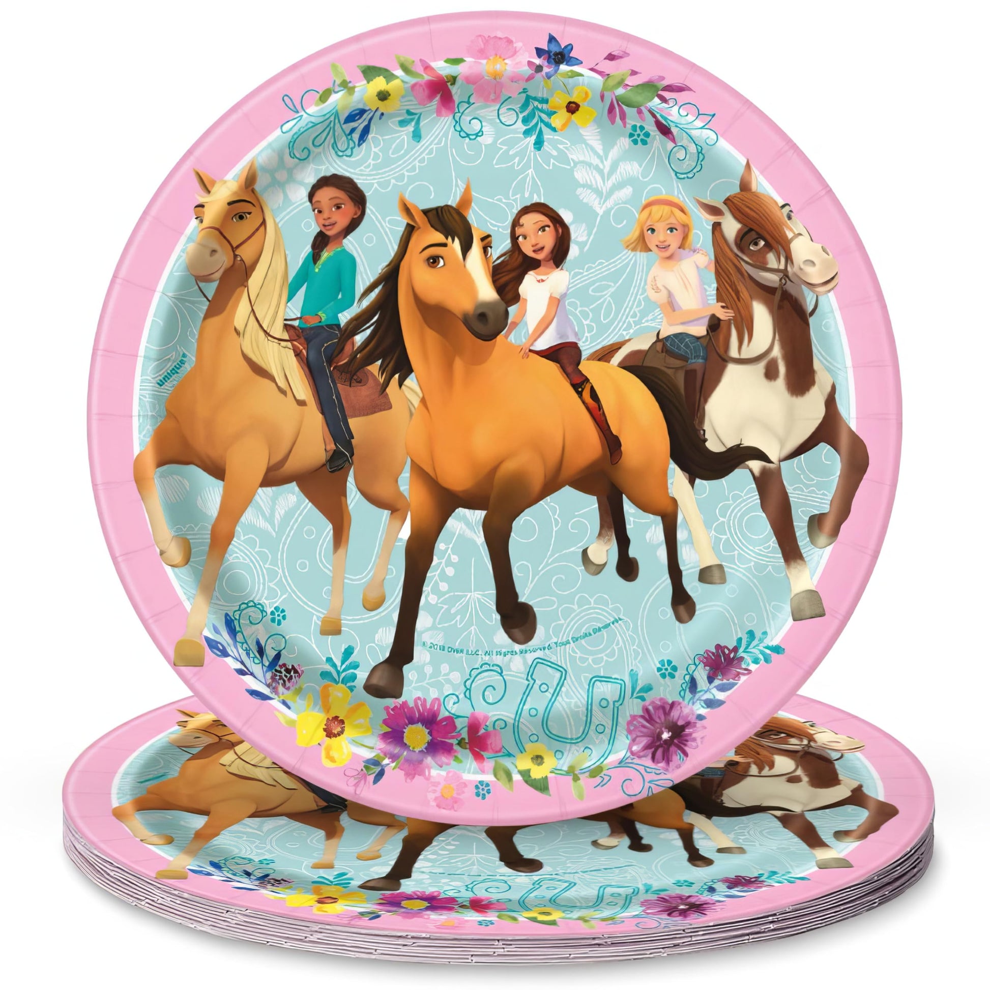 Platos de Fiesta Spirit Riding Multicolor Talla Única 8 Unidades