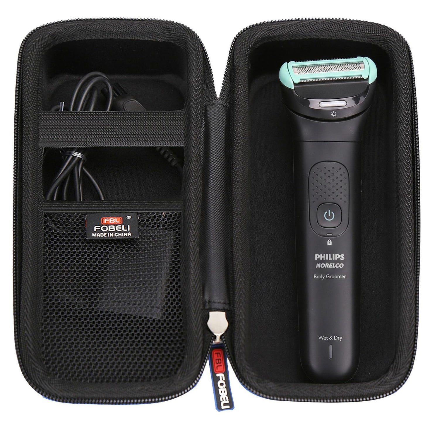 FBLFOBELI - Carcasa rígida de EVA para Philips Norelco Bodygroom Series 7000 para cortadora y afeitadora de cuerpo y manscaping BG7030/49 (solo funda)