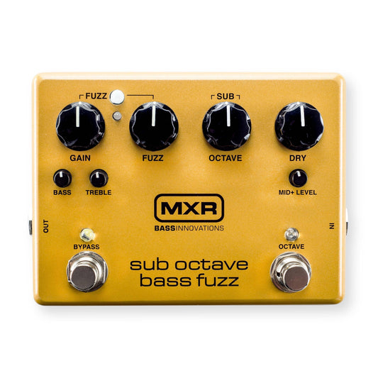 Pedal de Efectos MXR Sub Octave Bass Fuzz Guitarra