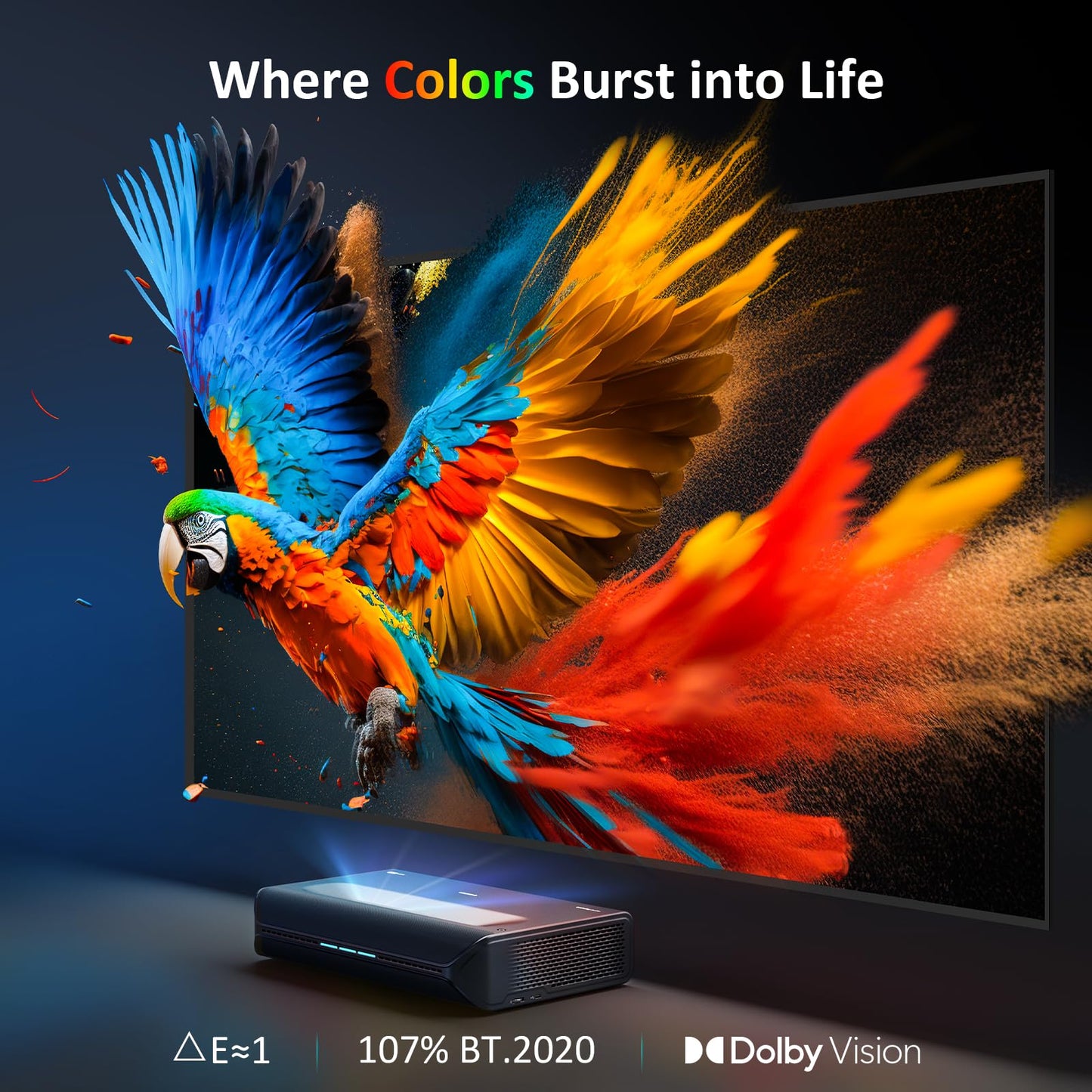 NexiGo Aurora Pro, projetor a Laser Tricolor 4K