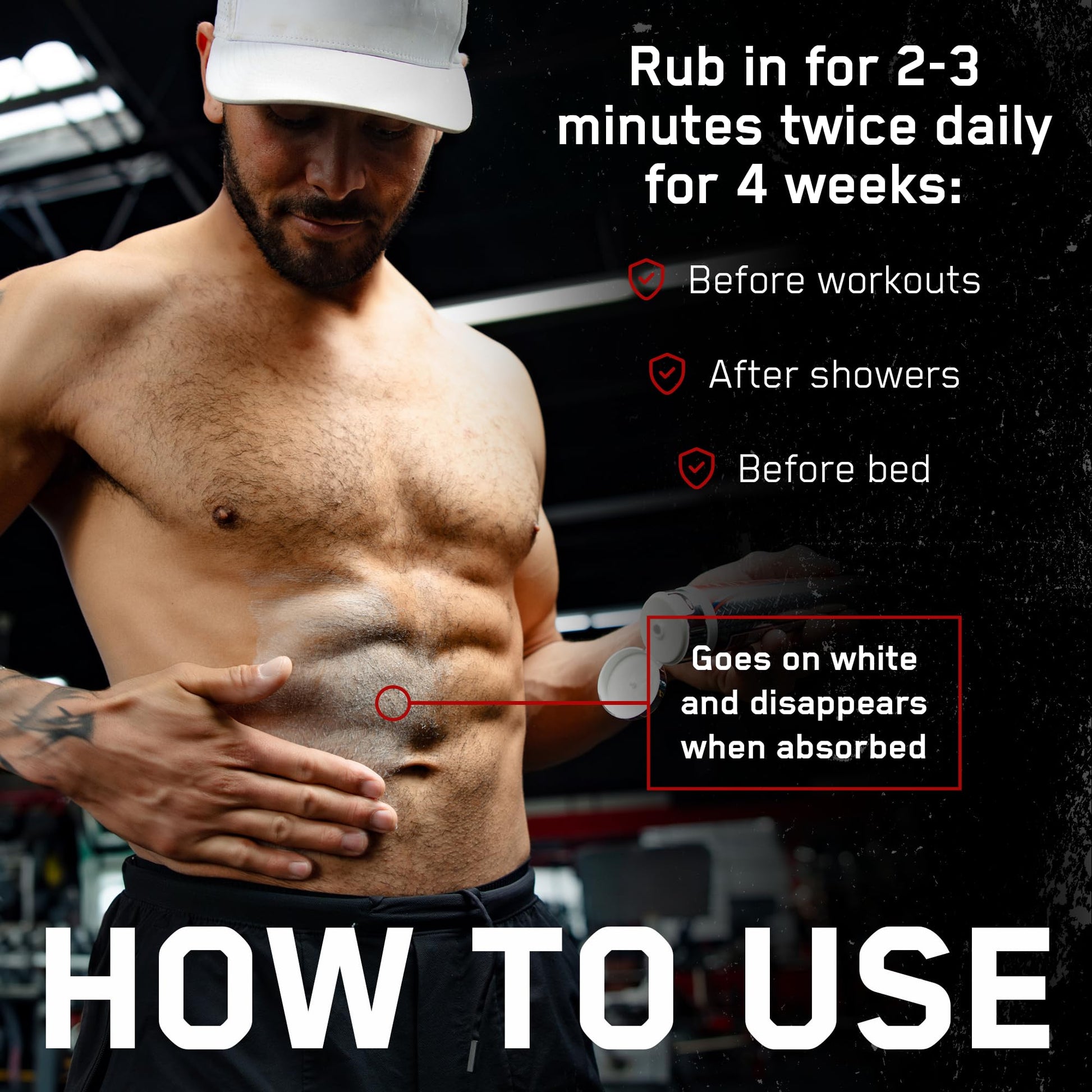 SteelFit Abs of Steel Maximum Definition Cream with 5% Coaxel, 8 fl oz (237ml).