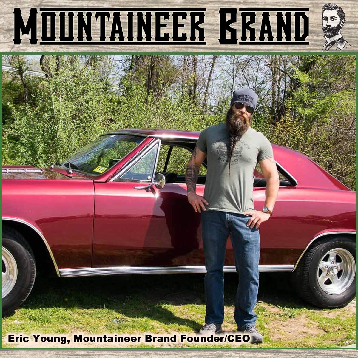 Beard Oil by Mountaineer Brand: WV Citrus & Spice. Beard Conditioning Oil, 2 Ounce Bottle