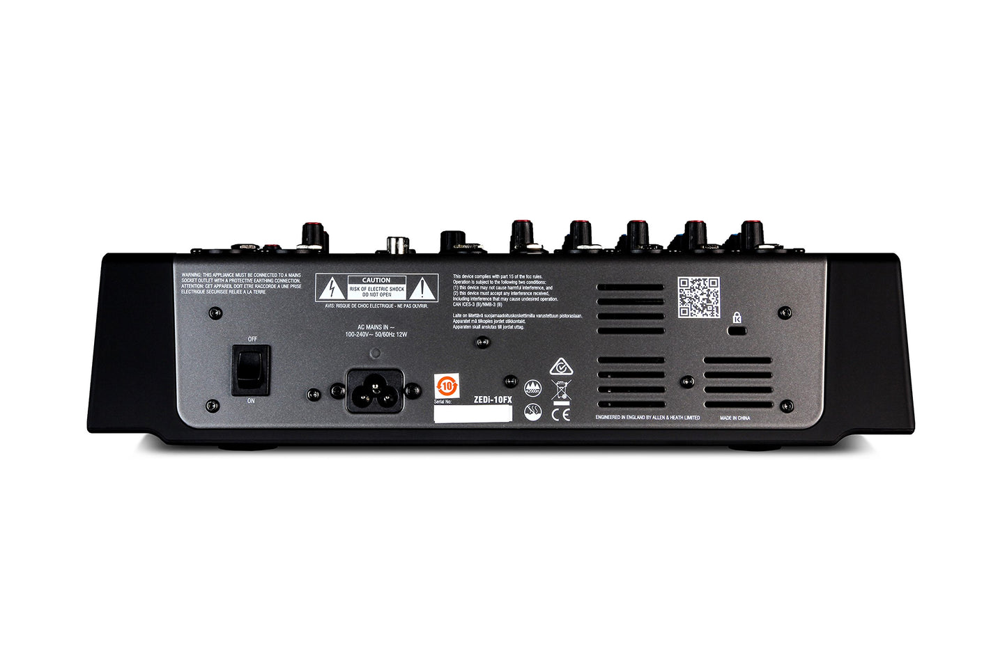 Mezclador Analógico Allen Heath ZEDi-10FX Negro Compacto