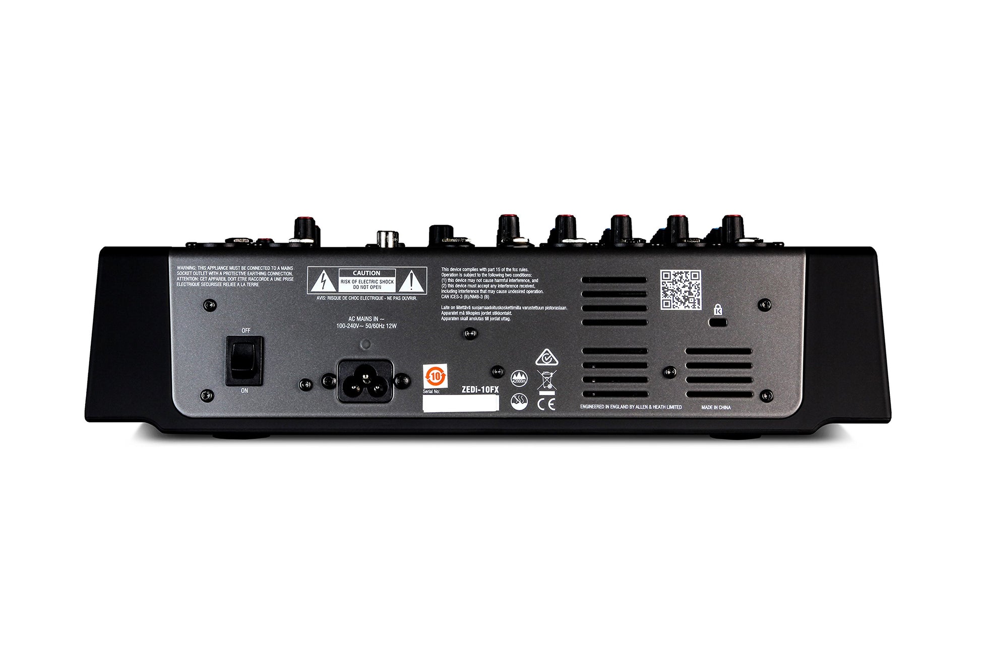 Mezclador Analógico Allen Heath ZEDi-10FX Negro Compacto
