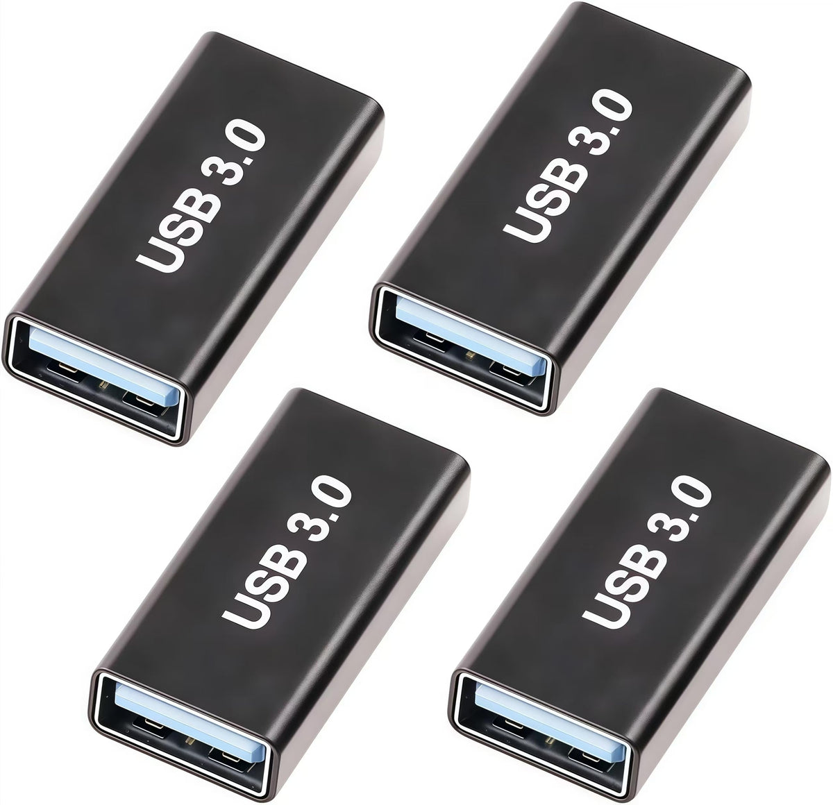 Adaptadores USB Hembra a Hembra Paquete de 4 para Conectar Dispositivos USB Macho