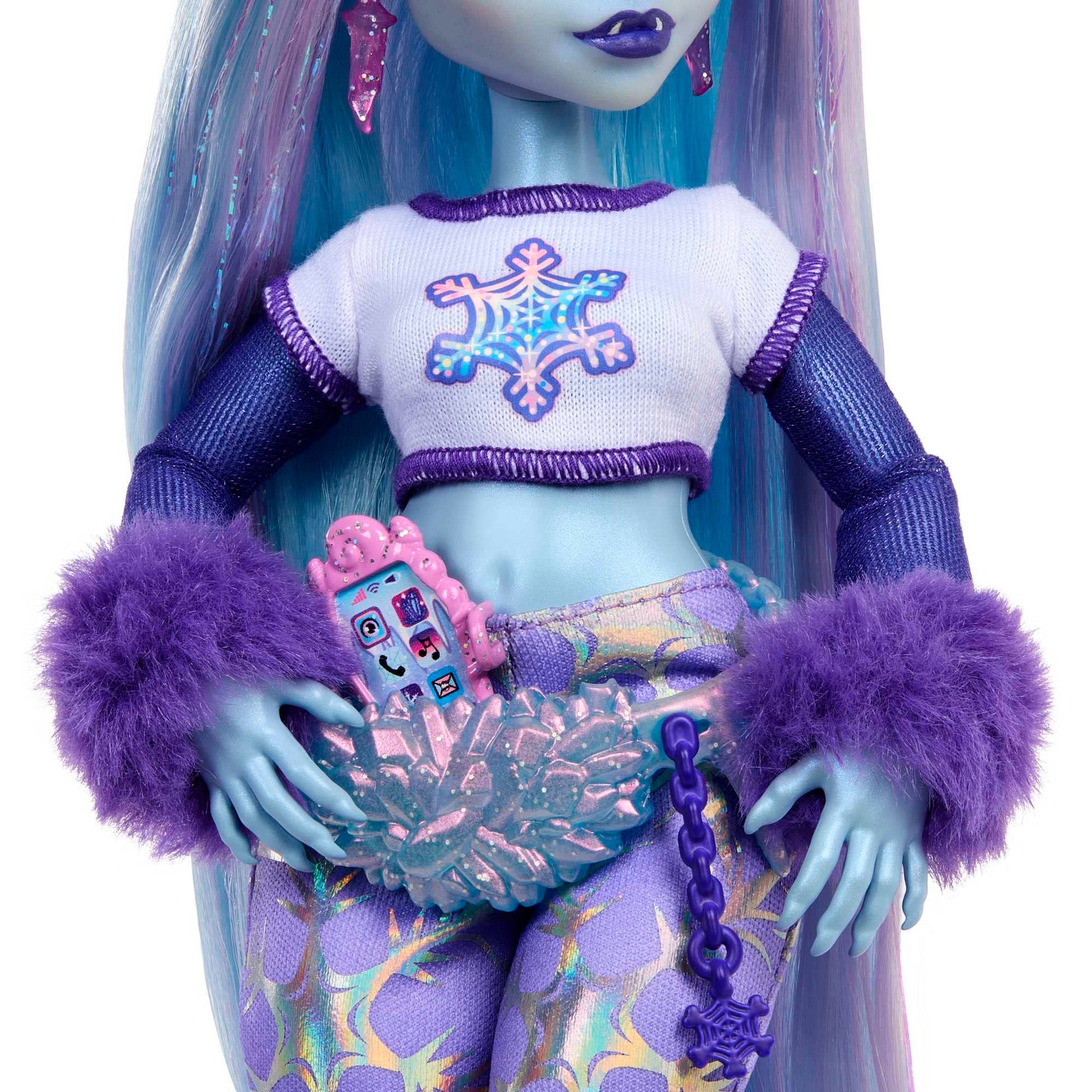 Muñeca Monster High Abominable Yeti con Bufanda Peluda y Mochila de Copos de Nieve