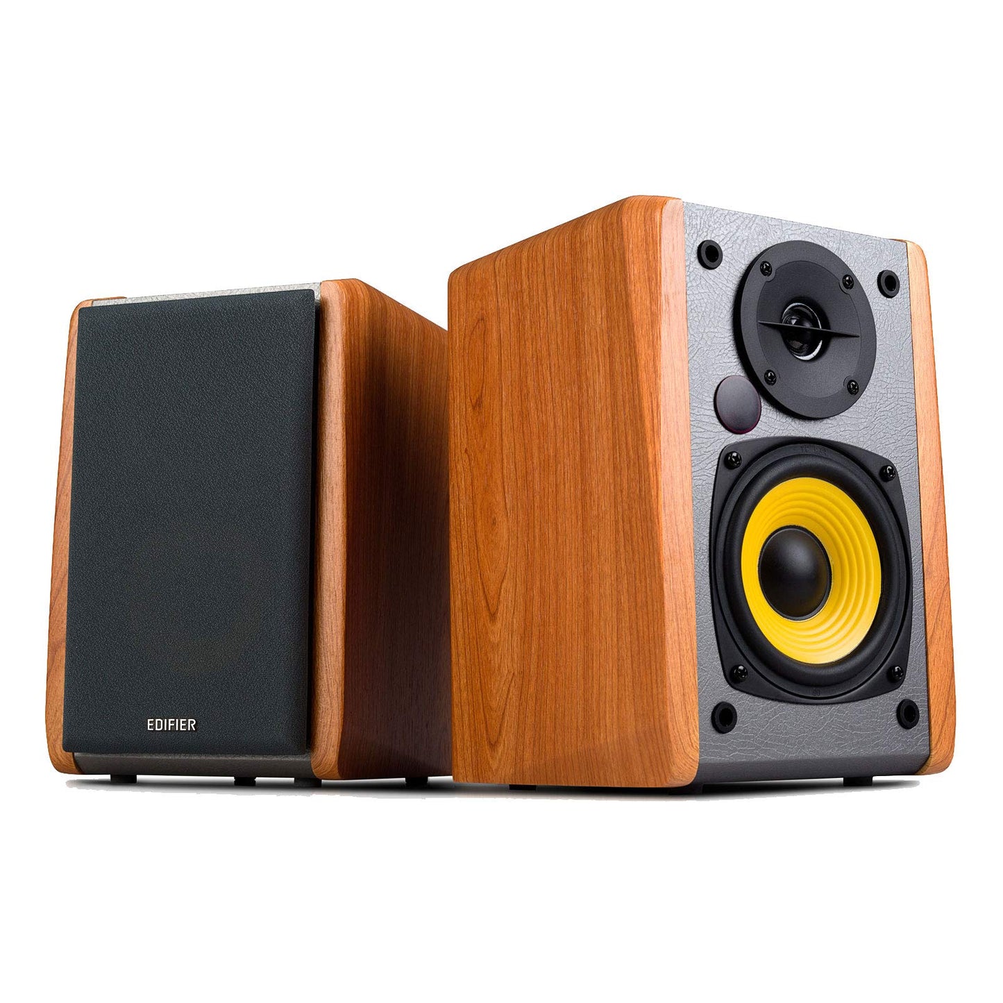 Edifier R1010BT - 4" Creative Reference Multimedia Monitors - Studio Monitor Speaker (Pair) 24 Watts RMS - Wood