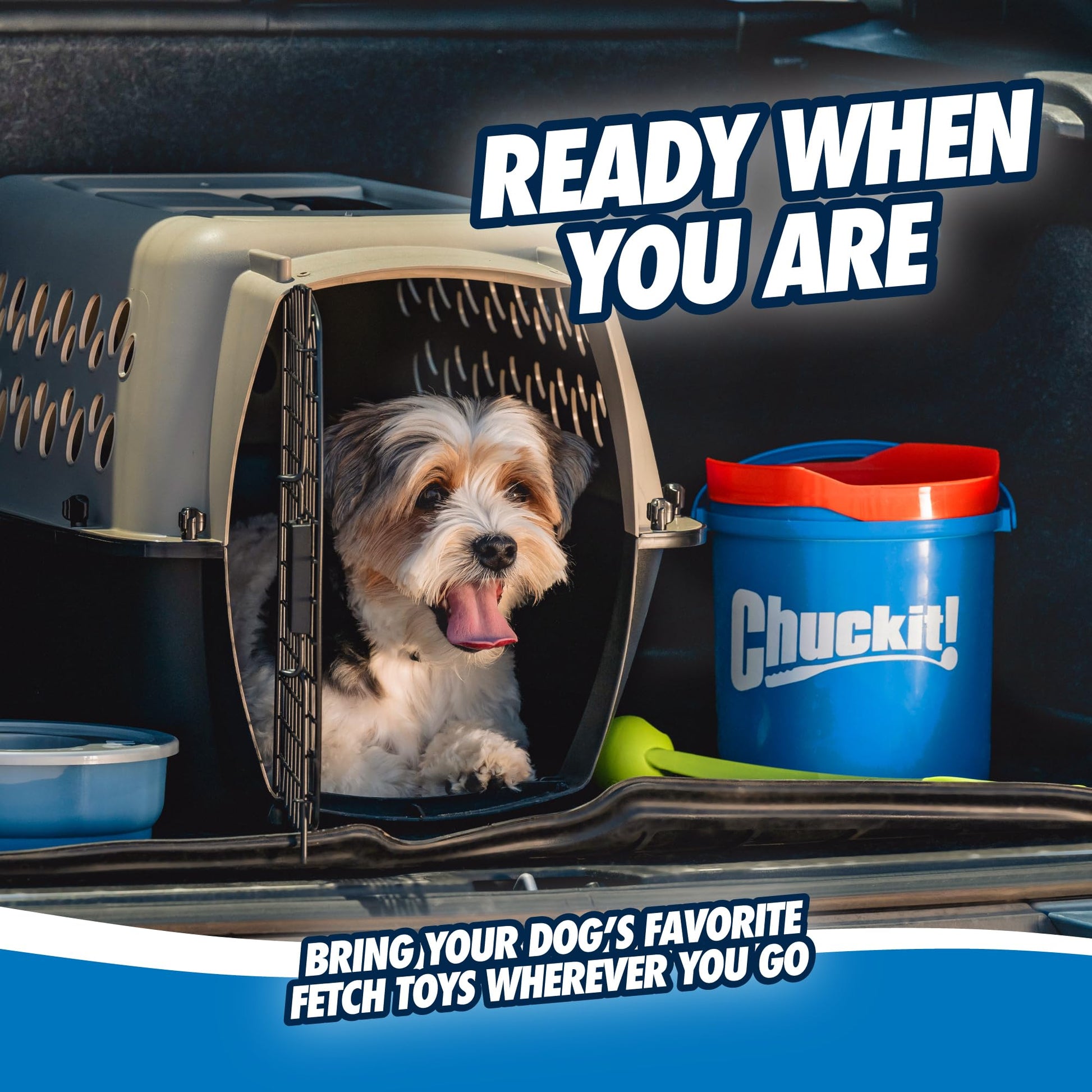 Chuckit! Cubo con Ultra Ball MD 8 Unidades