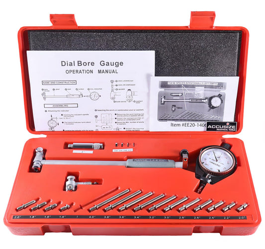Juego de Calibradores de Esfera Accusize Industrial Tools Metal 1.4 a 6 Pulgadas Graduación 0.000 Pulgadas