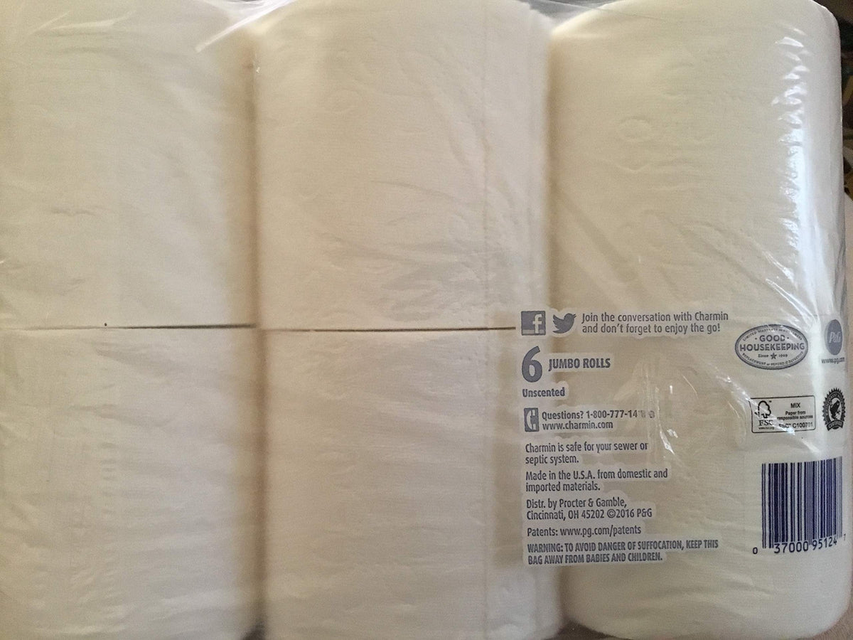 Pañuelo de Baño Charmin Ultra Suave 6 Rollos Jumbo