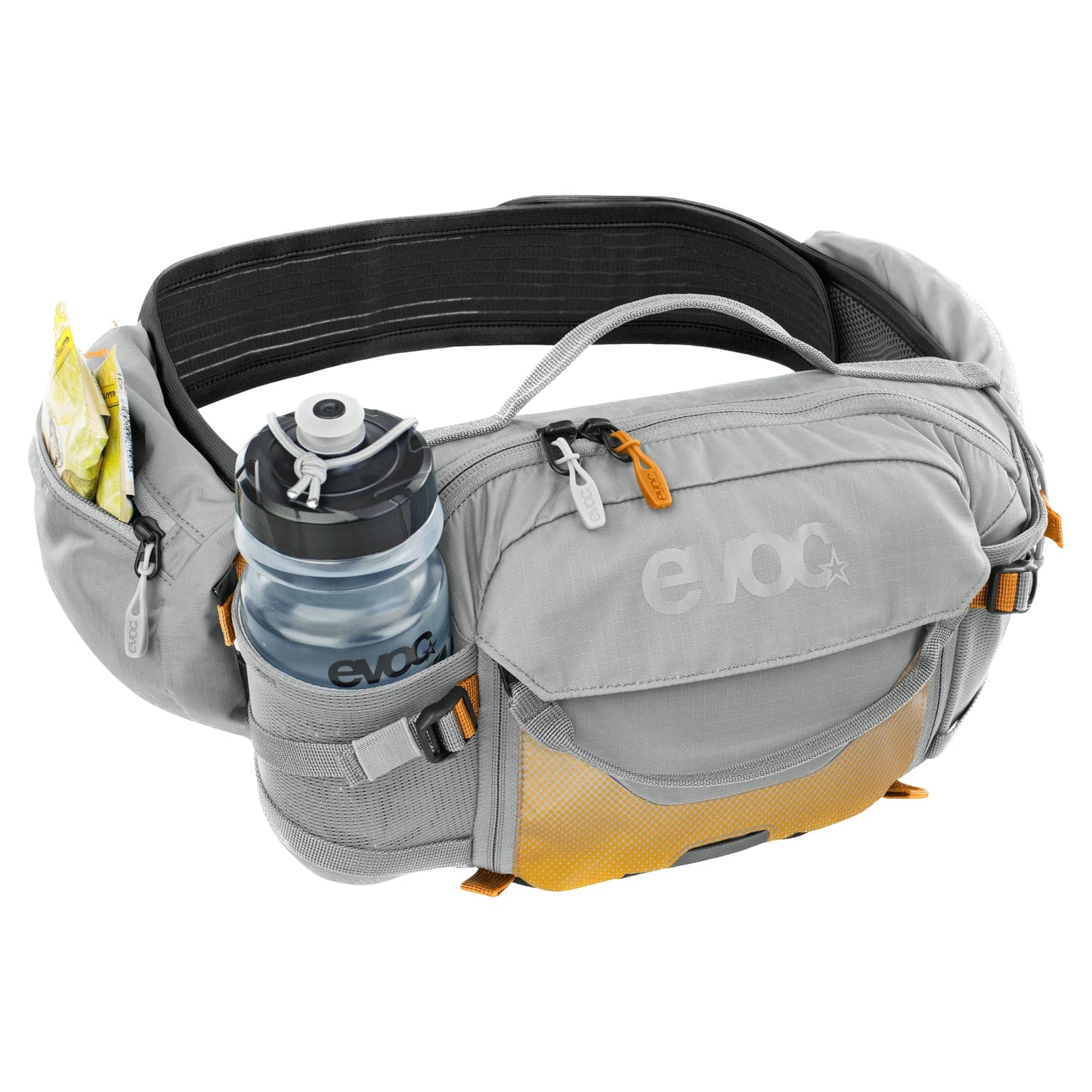 Bolsa de Cintura EVOC Gris Piedra con AIRFLOW y AIRO Flex para e-Bike Tours y Trails (3L de Capacidad)