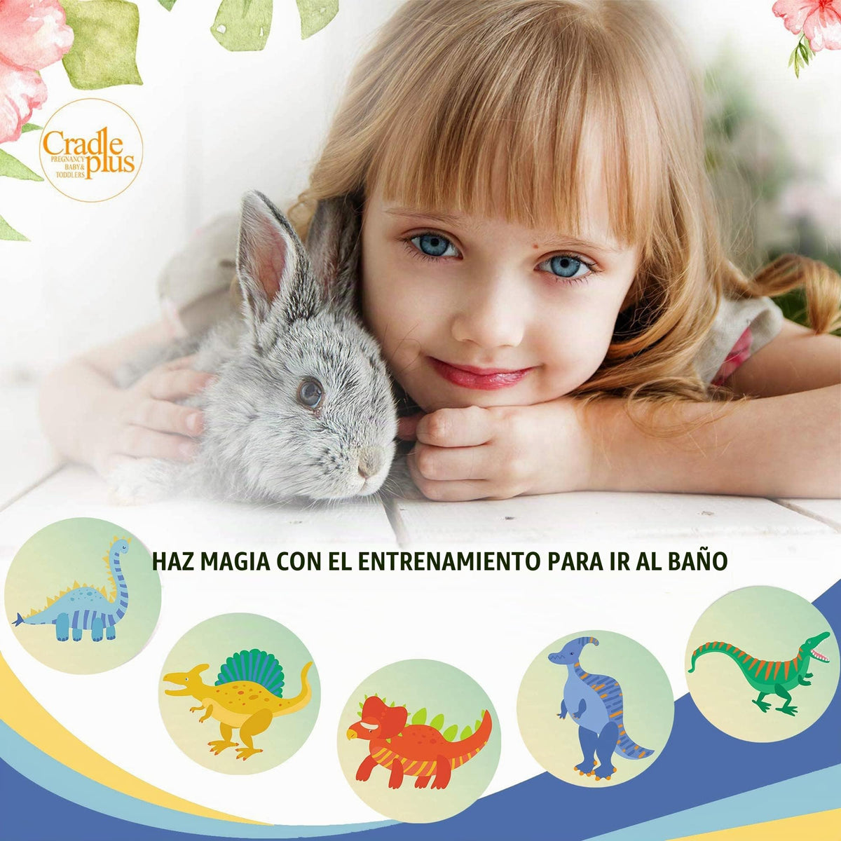 Pegatina mágica para asiento de entrenamiento para ir al baño, diseño de dinosaurio, diseño de inodoro que cambia de color, paquete de 5 objetivos de inodoro con libro electrónico gratuito para ir al