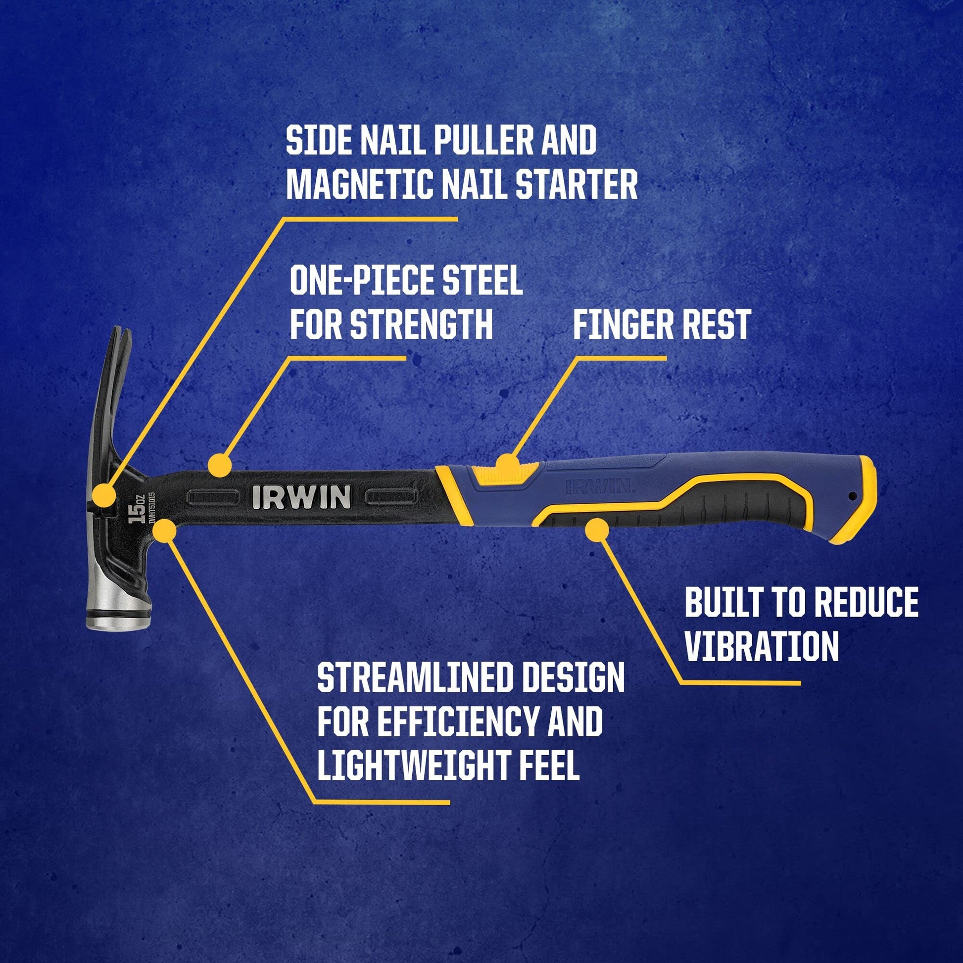 Irwin Tools Irwin Martillo de acero de alta velocidad (IWHT51015)