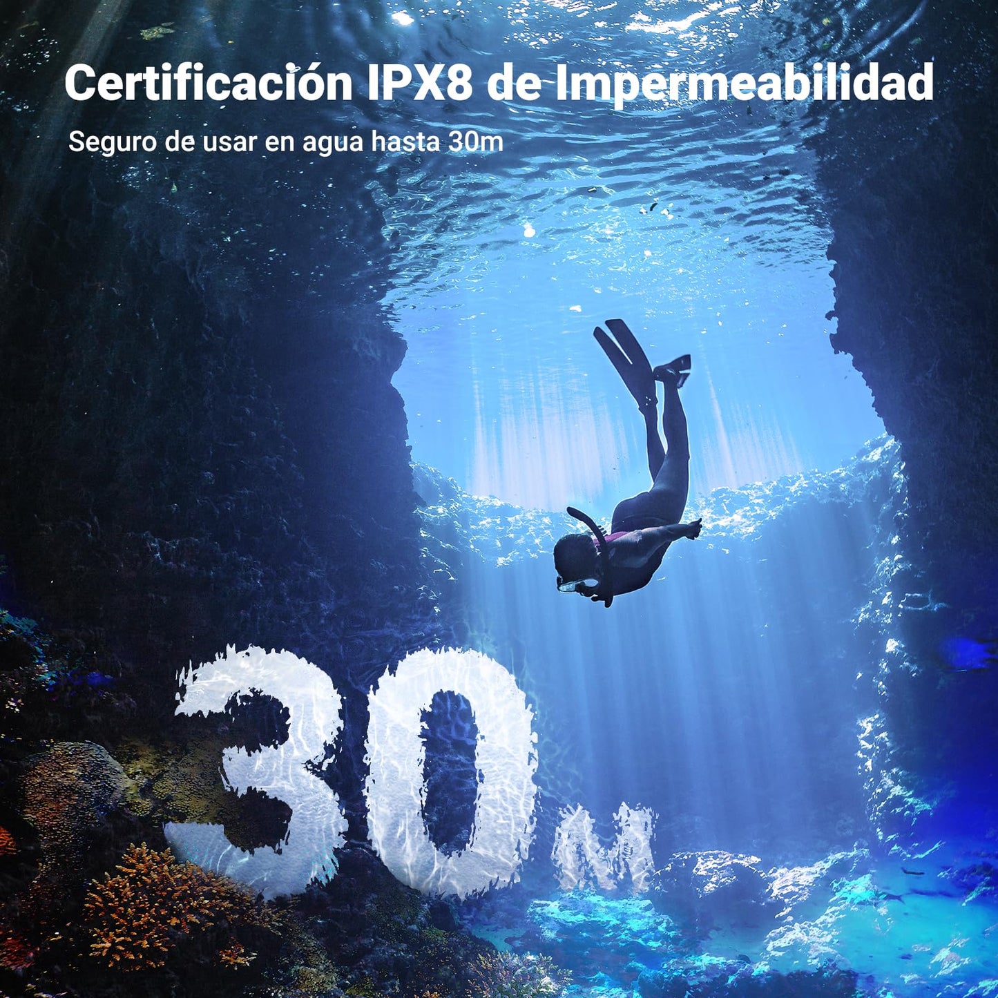 Funda Impermeable UGREEN Negro para Celular de hasta 7.2 Pulgadas