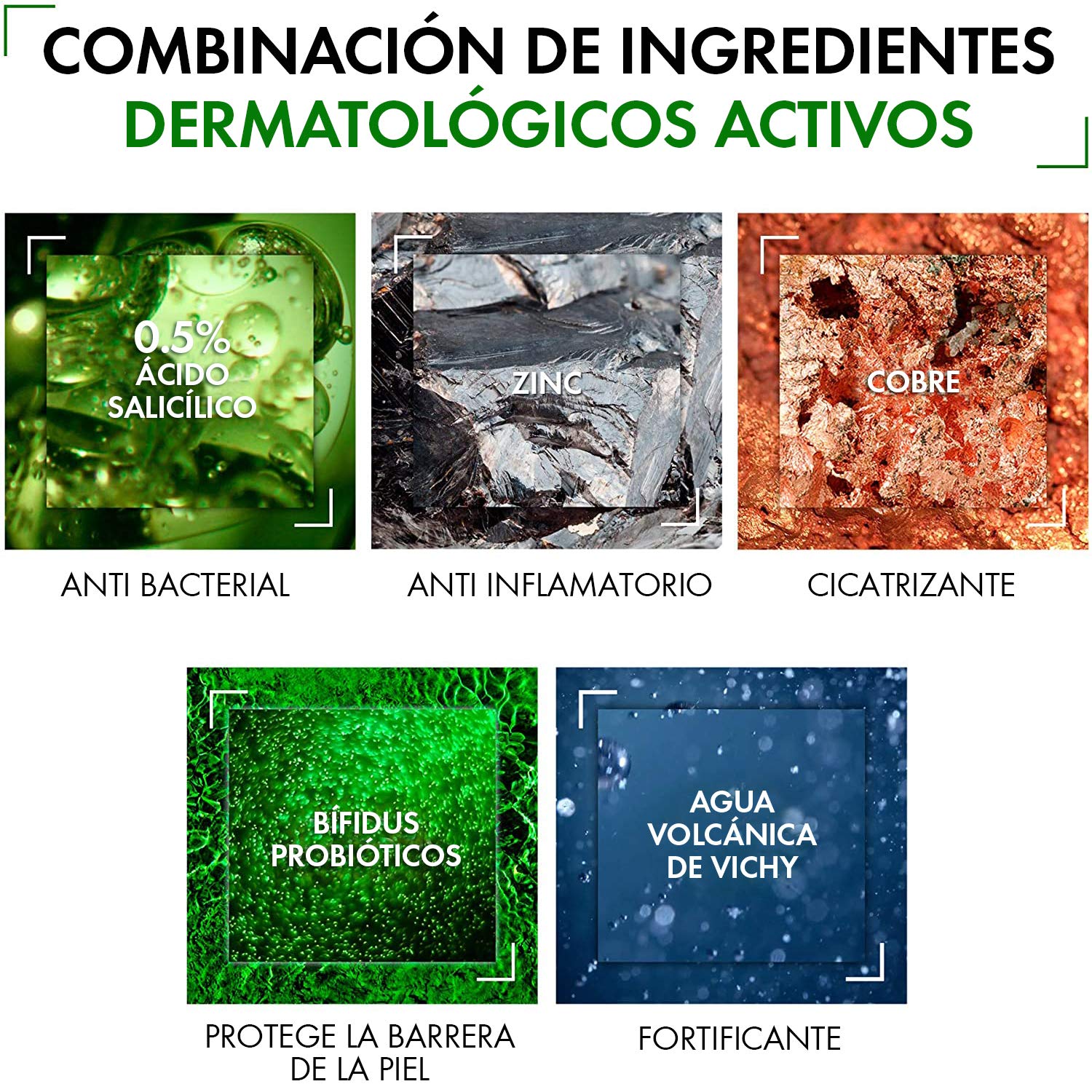 Serum PROBIO-BHA Anti-Imperfecciones Vichy Normaderm 30 ml + Gel Limpieza Rostro Anti-imperfecciones Normaderm Phytosolution - Reduce brillo e imperfecciones, para piel rasa o propensa al acné