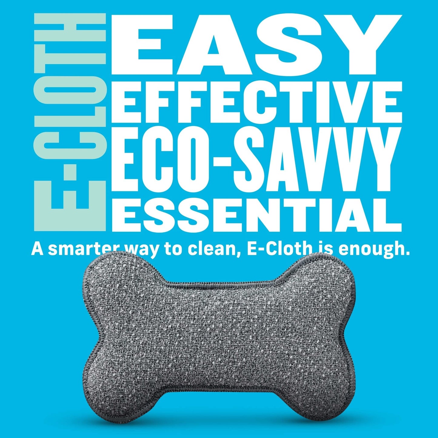 E-Cloth - Depurador de Cuencos para Mascotas, con Forma de Hueso, Reutilizable, 100 Lavados
